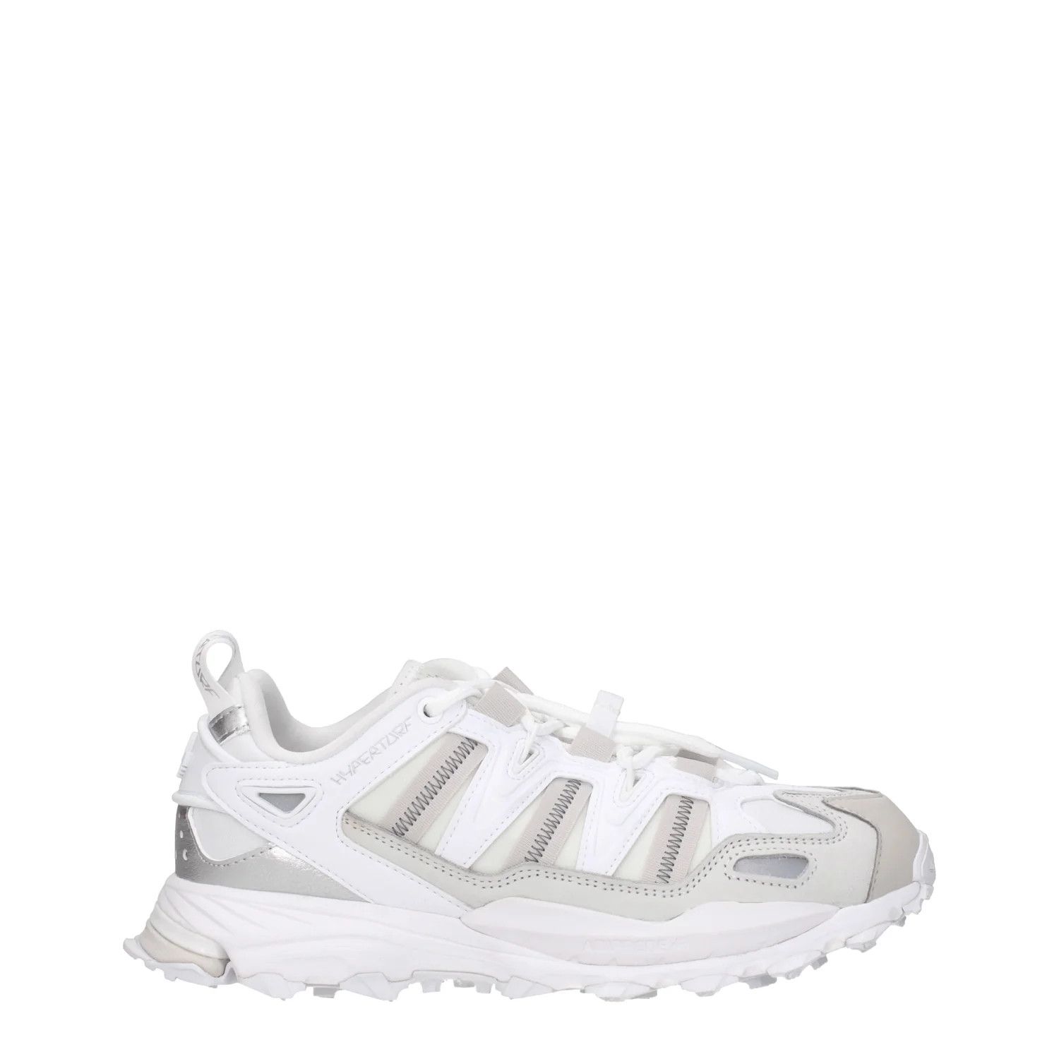Adidas ob1o1e0625 Fabric Low-Top Sneakers in White/Silver Size US 8 / EU 41 - 1 Thumbnail