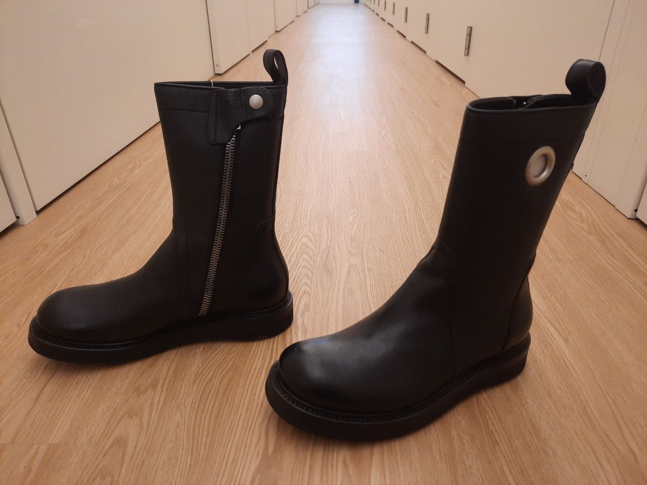 Rick Owens *New* FW20 AW20 Performa Creeper Hoop Ring Boots Size US 7 / EU 40 - 2 Thumbnail