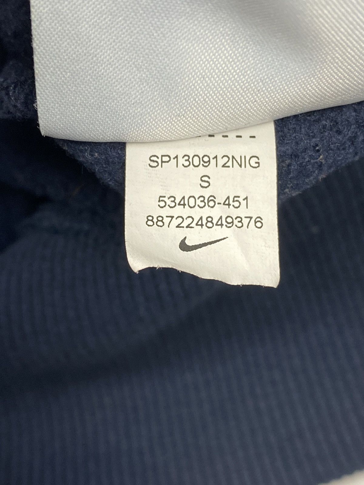 Nike Vintage 00s Nile Swoosh y2k Drill Sweatshirt Blue men’s Size US S / EU 44-46 / 1 - 9 Thumbnail