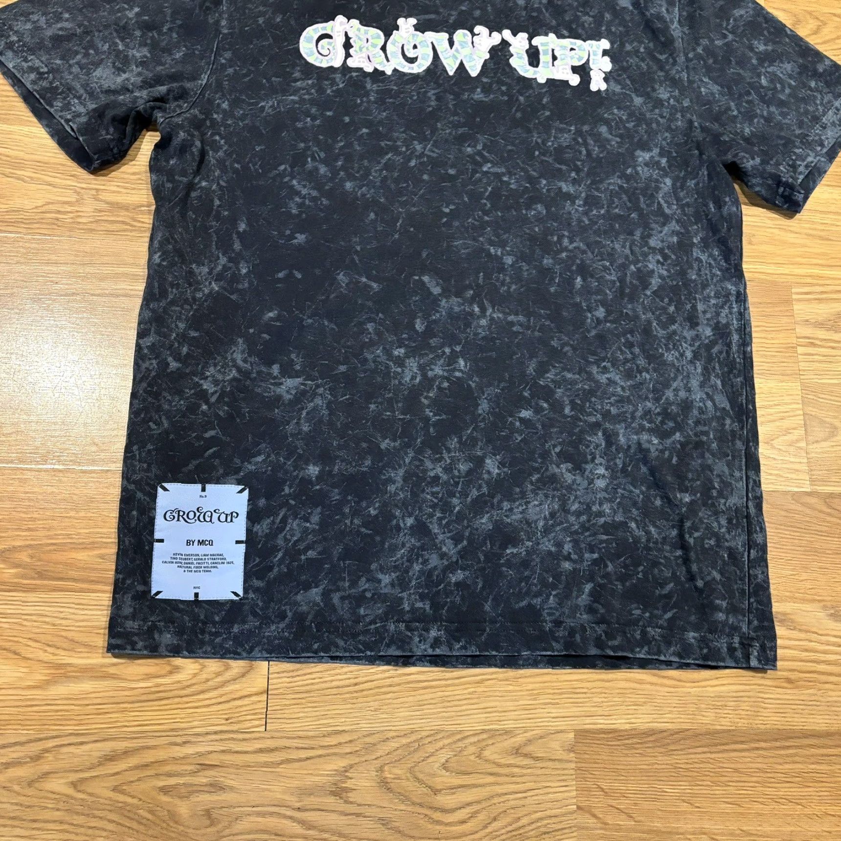 Alexander McQueen Alexander McQueen Shirt Mens M Gray Forest Poppy Seed Grow Up Graphic Tee Size US M / EU 48-50 / 2 - 5 Thumbnail
