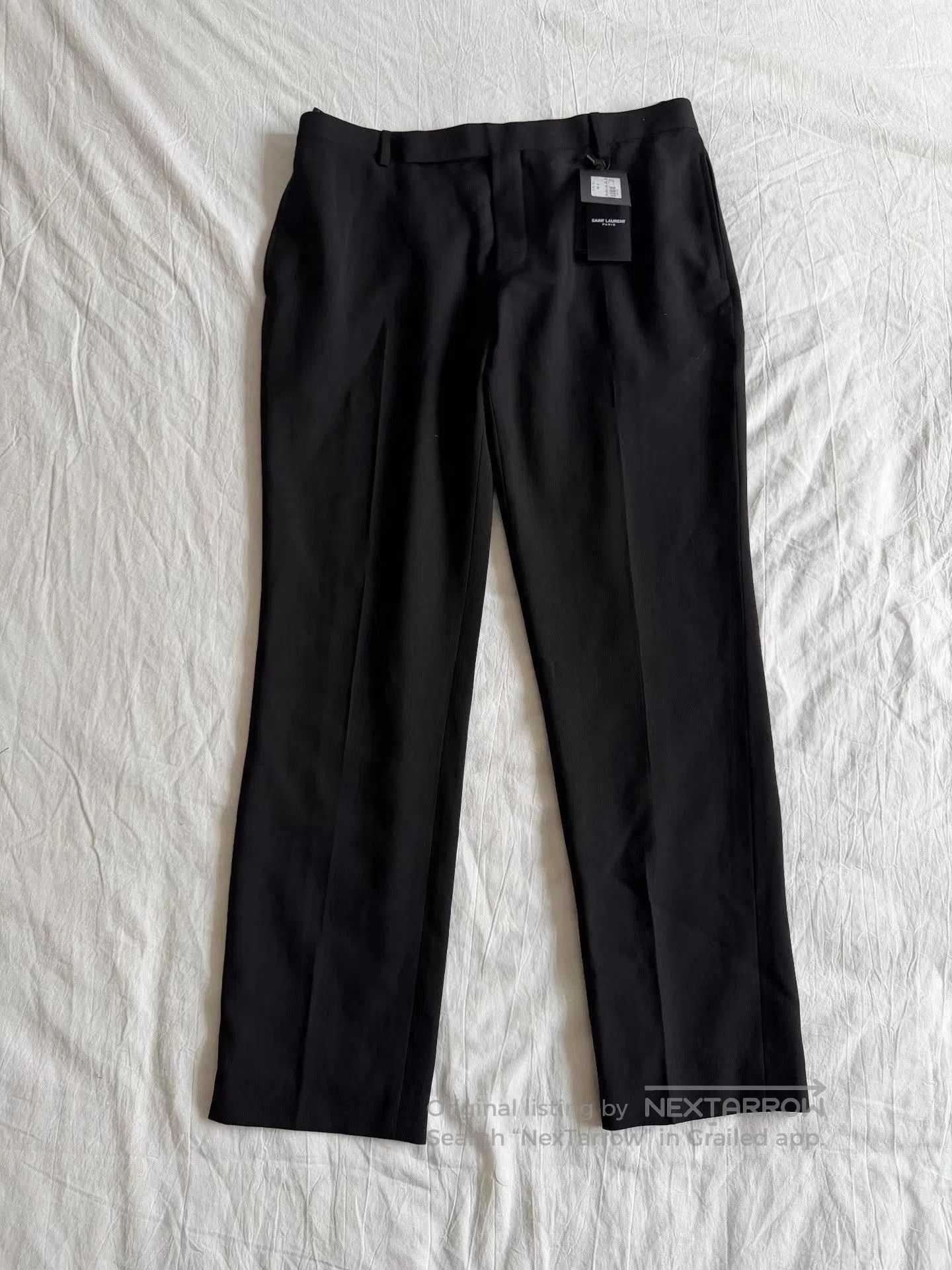 Saint Laurent Paris Black Tailored Casual Pants Size 34. Size US 34 / EU 50 - 1 Thumbnail
