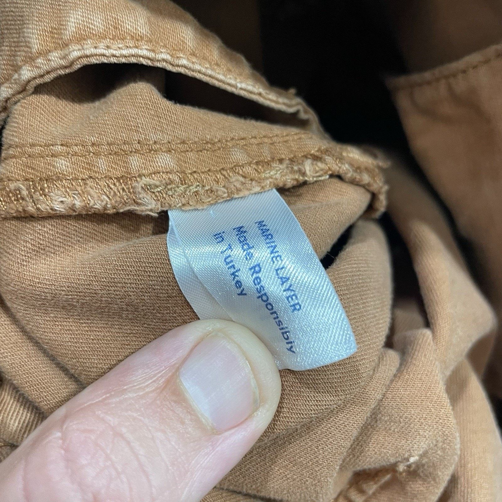 Marine Layer Marine Layer Pants Women's Size 4 (25”) Brown Bridget Wide Size 27" / US 4 / IT 40 - 8 Thumbnail