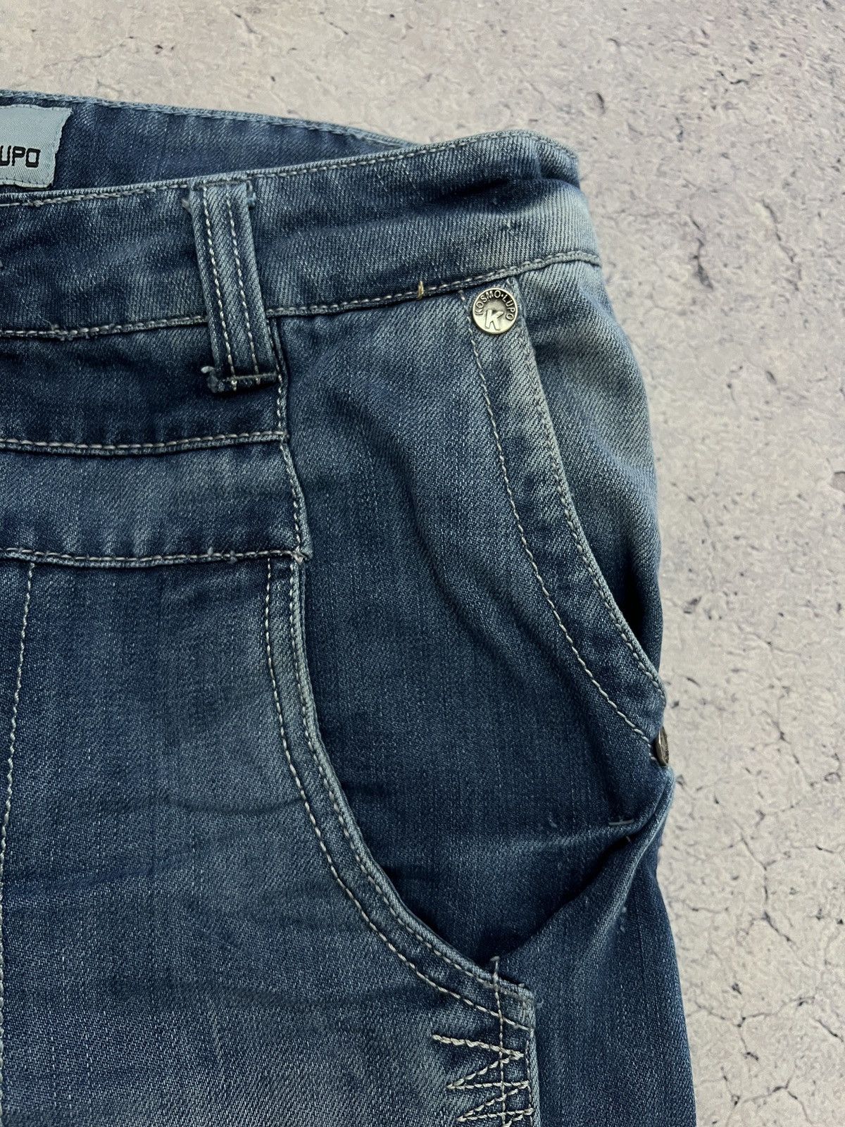 Other DISTRESSED DENIM VINTAGE PANTS FADED DIRTY CRASHED OPIUM Size US 30 / EU 46 - 12 Thumbnail