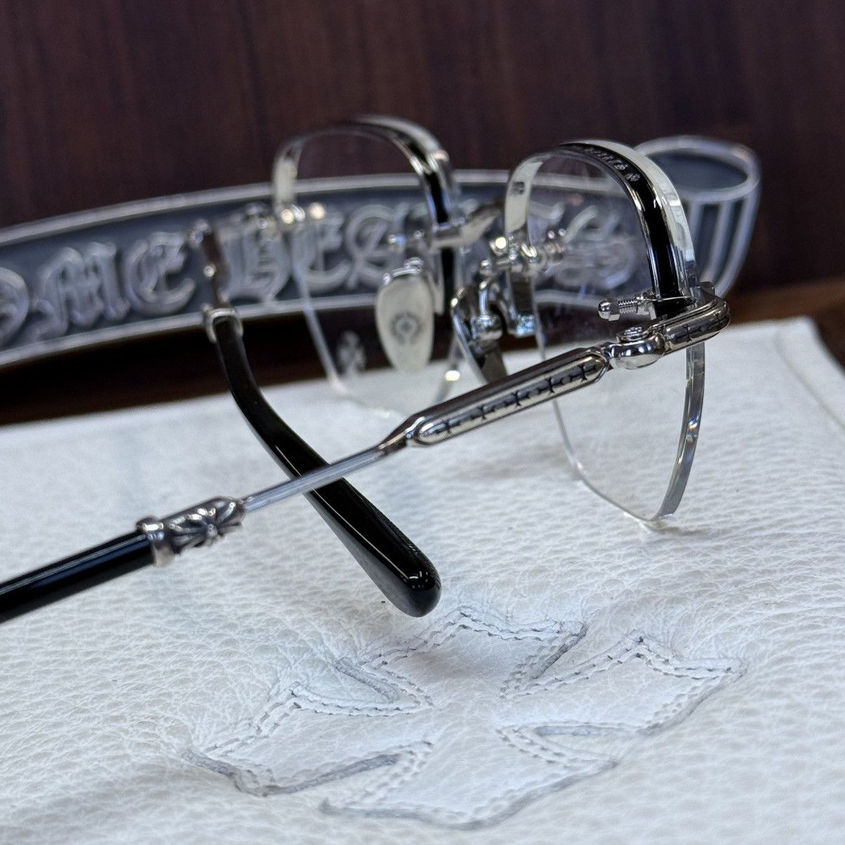 Chrome Hearts Chrome Hearts Frosted Glasses Size ONE SIZE - 10 Thumbnail