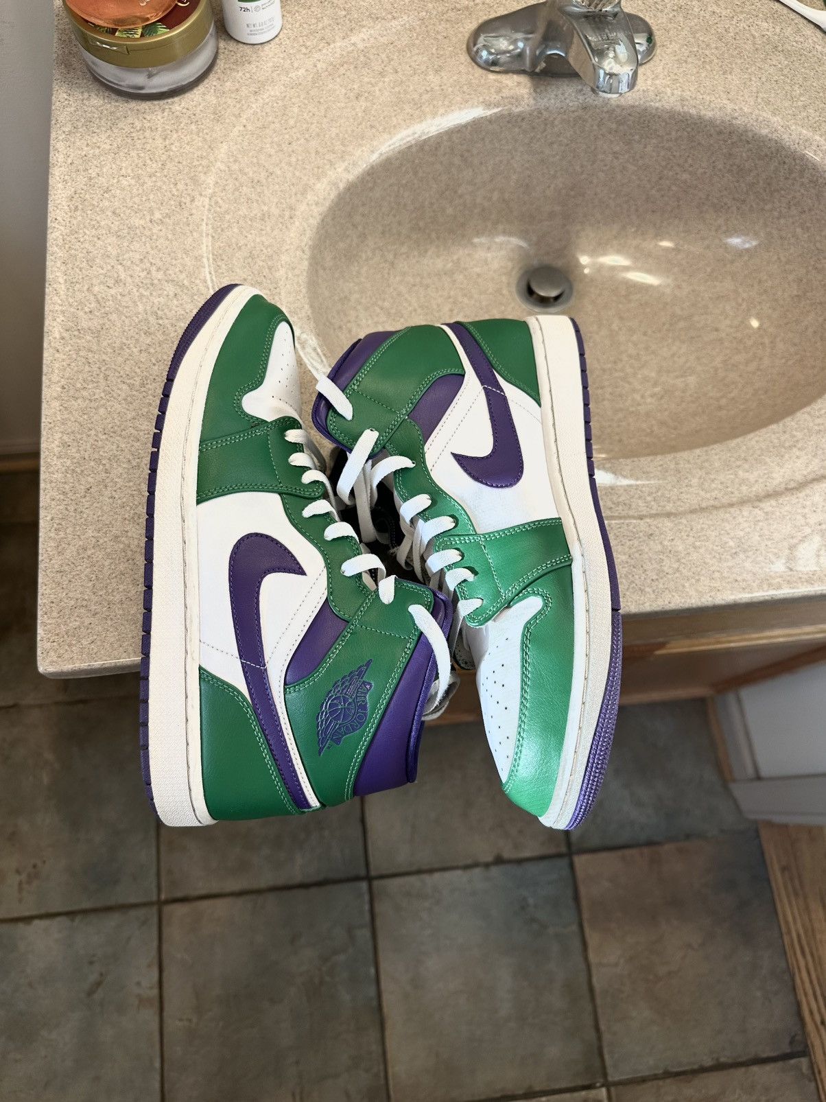 Jordan Brand × Nike Jordan 1 Incredible Hulk Size US 11 / EU 44 - 8 Thumbnail