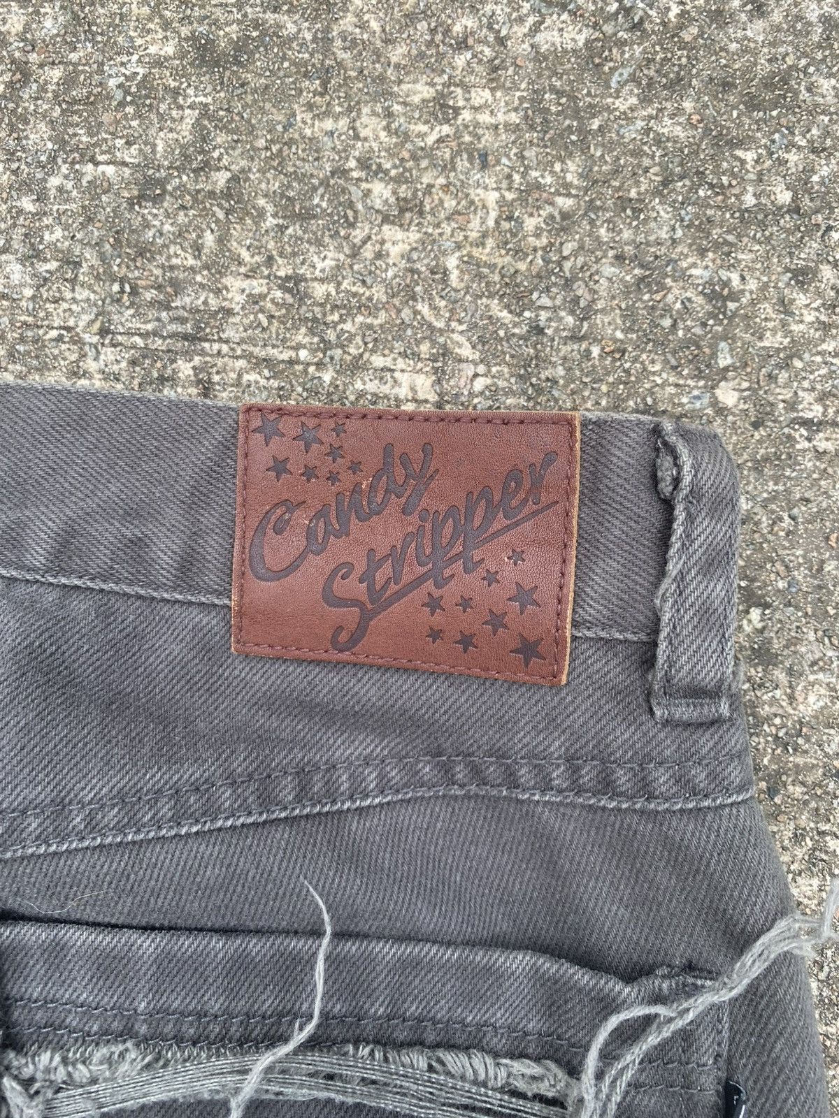 Japanese Brand × Vintage Vintage 2000s Candy Stripper Distressed Ripped Jeans Size US 28 / EU 44 - 6 Thumbnail