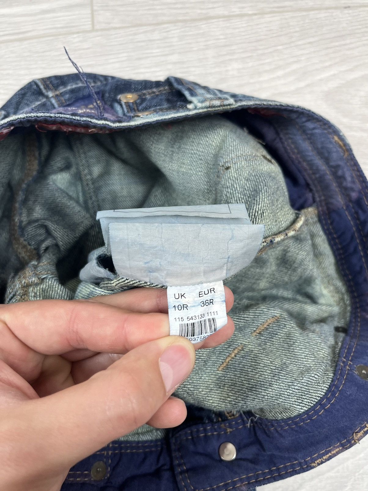 Japanese Brand Y2K Japanese Skull Vintage Flare Low Denim Pants Size 32" / US 10 / IT 46 - 10 Thumbnail
