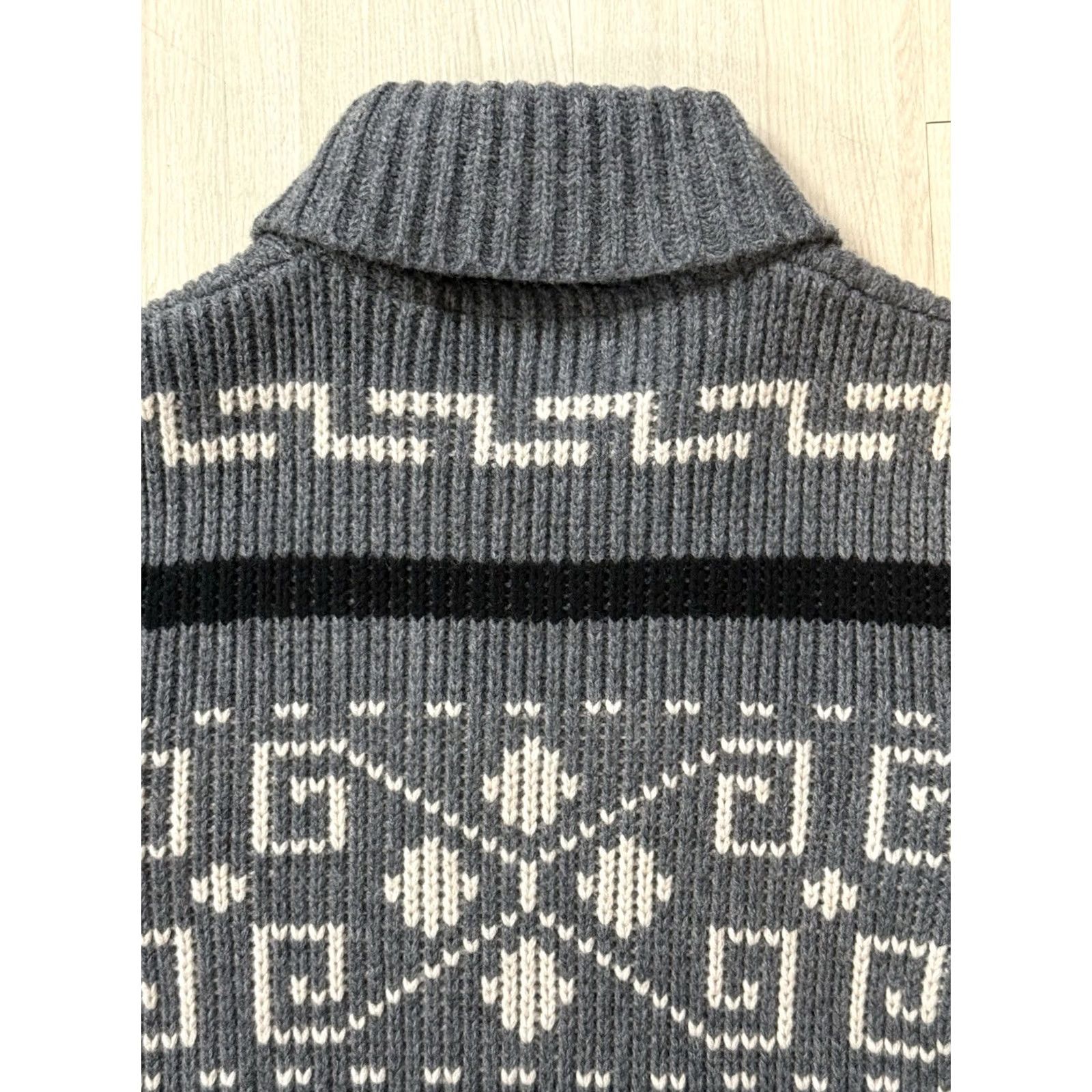 Pendleton NWOT Pendleton Cardigan Sweater XS Mens Geometric Lambswool Full Zip Heavyweight Multicolor 80s Western The Dude Style Size US XS / EU 42 / 0 - 6 Thumbnail