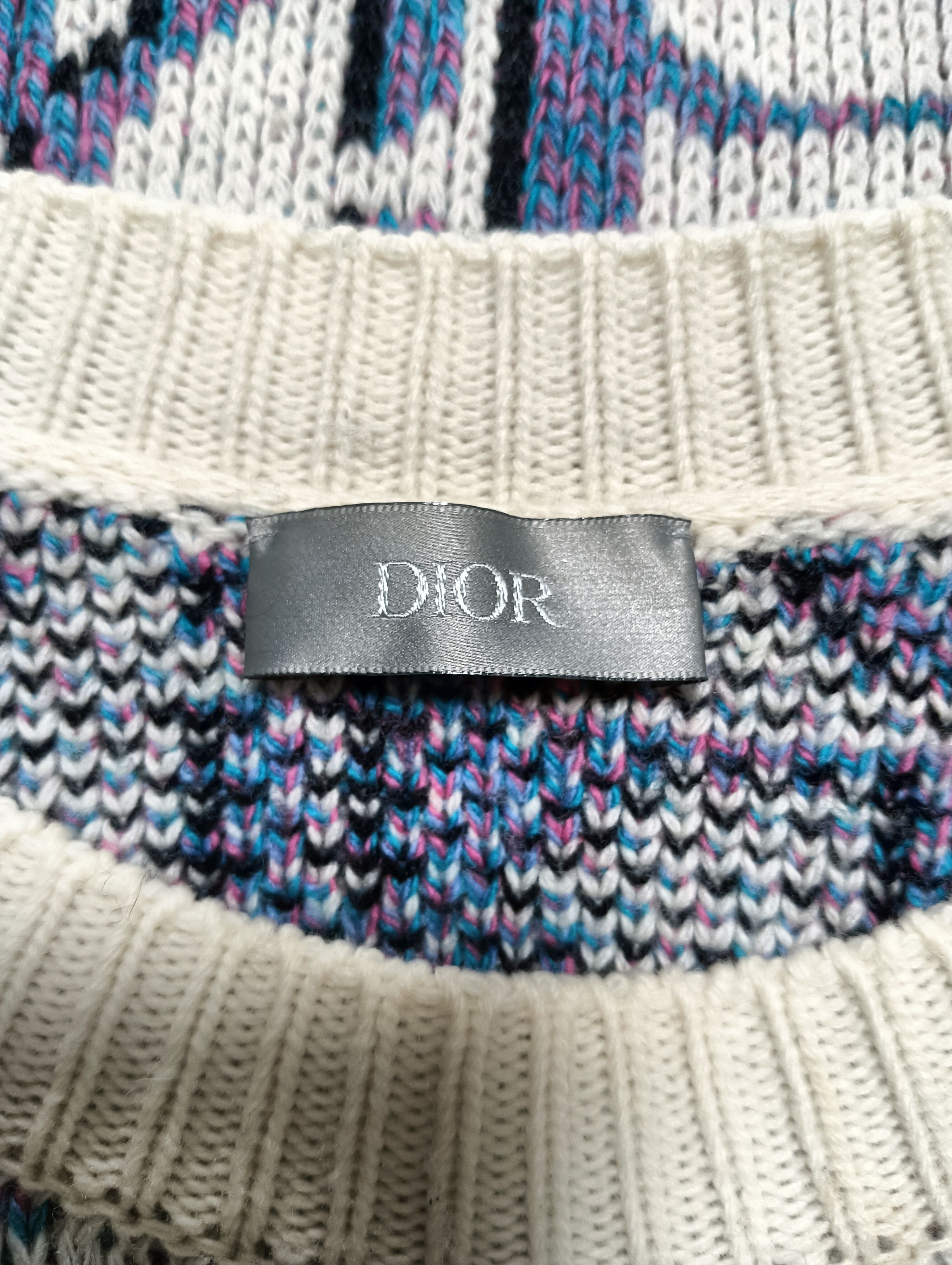 Dior Oblique Wool Knit Sweater Size US L / EU 52-54 / 3 - 4 Thumbnail