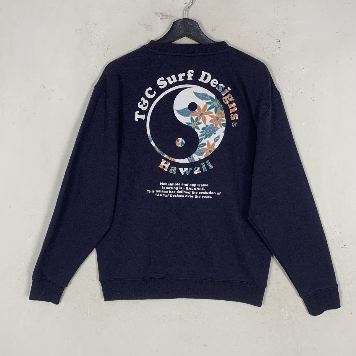 Japanese Brand vintage T&C Surf Designs Hawaii yin yang logo Streetwear Size US M / EU 48-50 / 2 - 7 Thumbnail