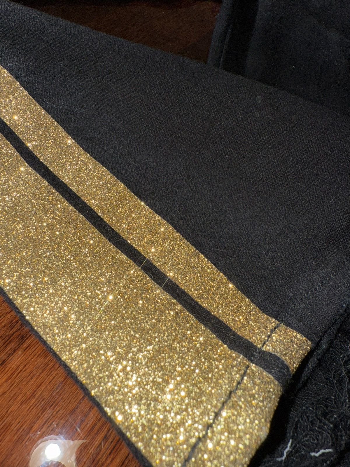 Amiri Amiri Gold Glitter Jean Size US 30 / EU 46 - 4 Thumbnail