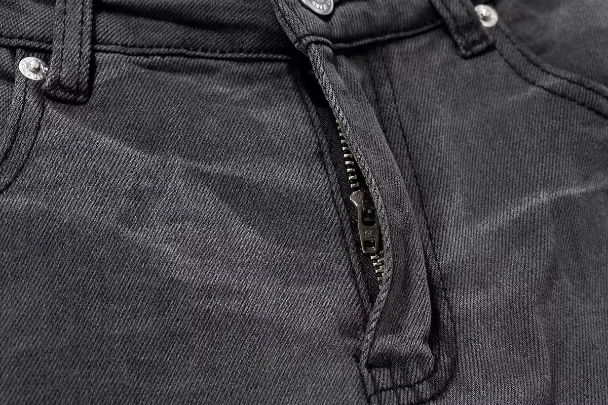 Designer Design Washed Bootcut Flared Hombre Baggy Jeans Pants Size US 30 / EU 46 - 6 Thumbnail