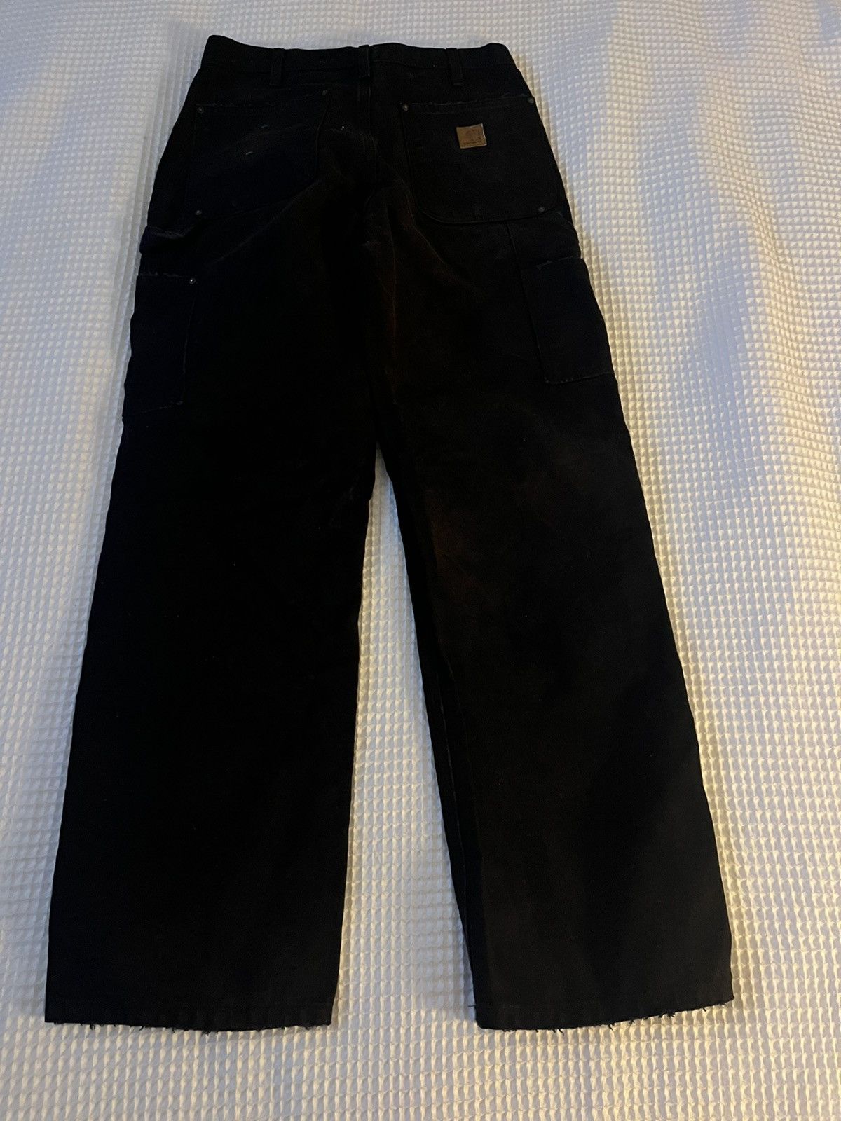 Carhartt Vintage black distressed carhartt double knee pants Size US 32 / EU 48 - 5 Thumbnail