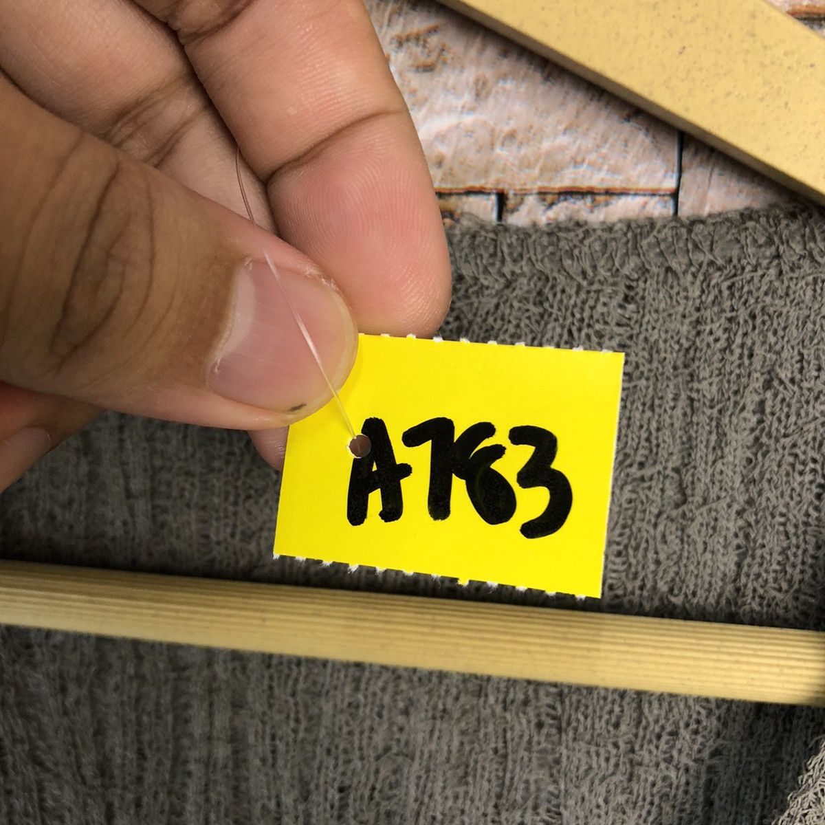 Homespun Knitwear × Japanese Brand Japanese Brand Grey Cardigan Knitwear #A783 Size M / US 6-8 / IT 42-44 - 8 Thumbnail