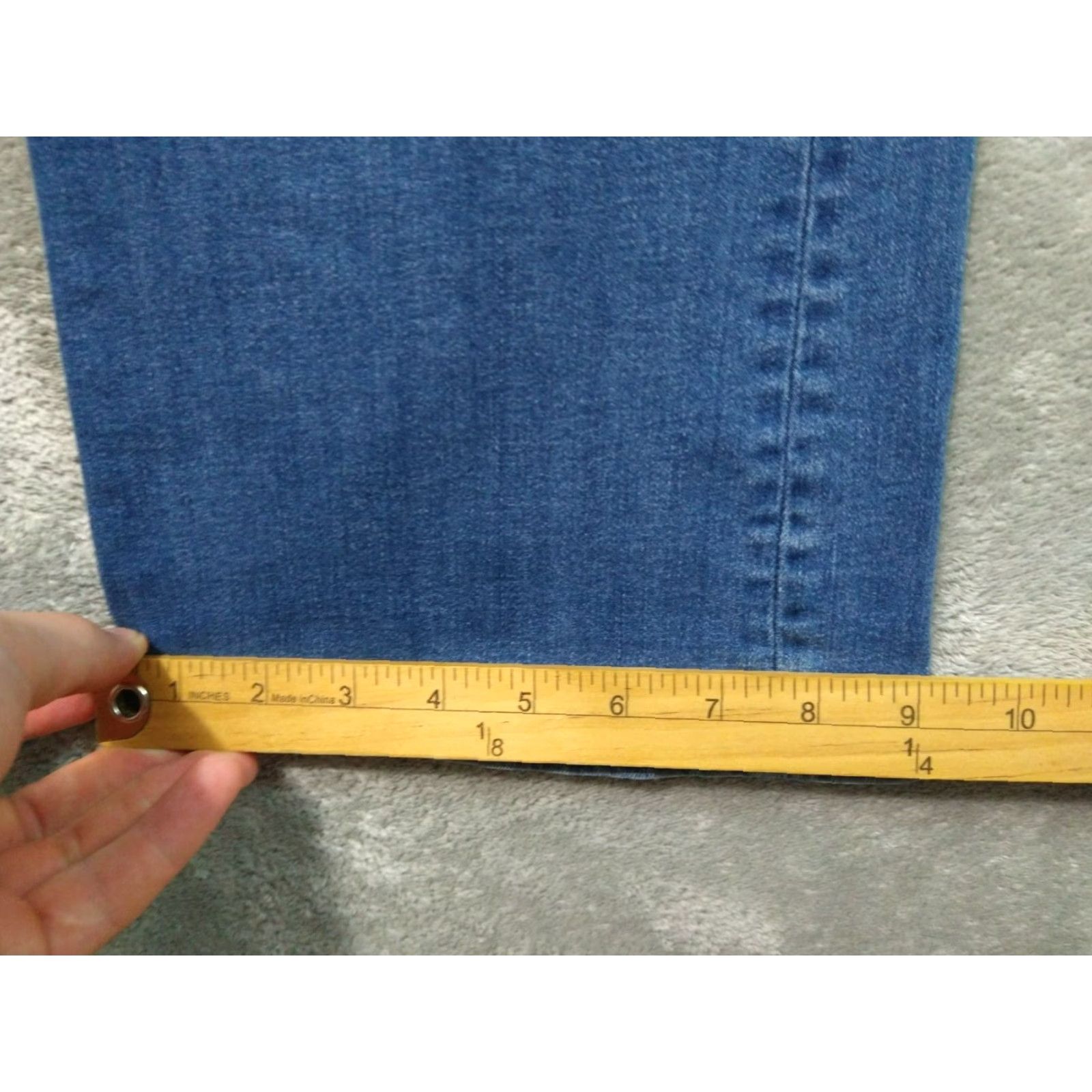 Soft Surroundings Soft Surroundings Jeans Womens 10 Blue Denim Ultimate High Rise Bootcut Stretch Size 32" / US 10 / IT 46 - 6 Thumbnail