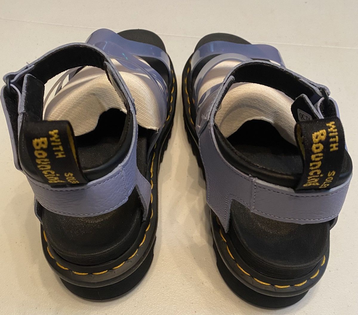 Dr. Martens Dr. Martens Blaire Jelly Sandals Zen Blue Glitter 10 US VGC Size US 10 / IT 40 - 9 Thumbnail