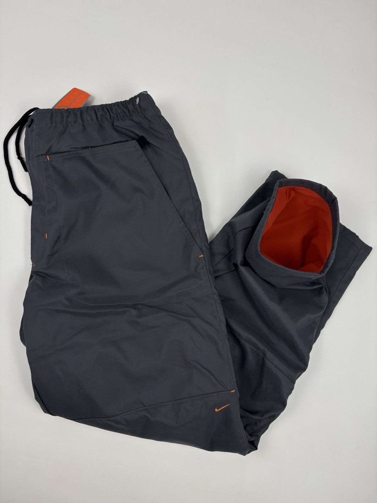 Nike 90’s Swoosh Fleece Pockets Nylon Baggy Joggers Track Pants Size US 34 / EU 50 - 7 Thumbnail