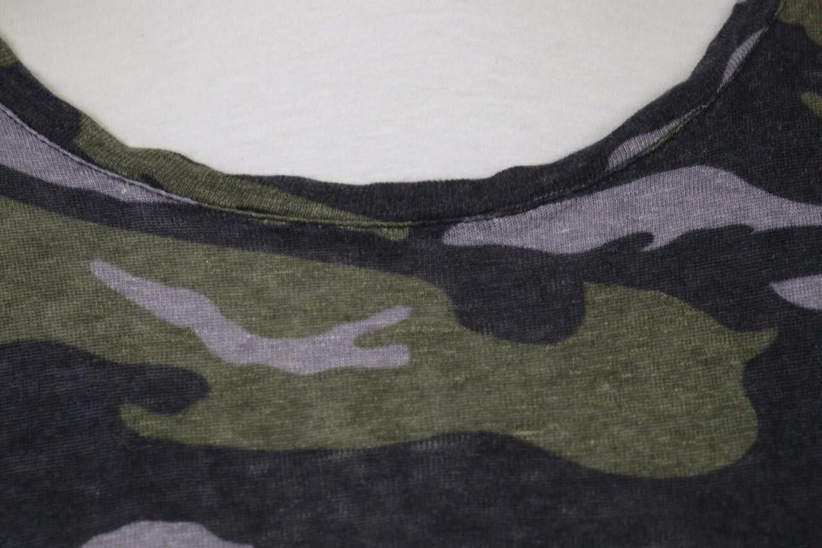 Zadig & Voltaire Zadig & Voltaire Multicolor Camo Linen Blouse Top Size XL Size XL / US 12-14 / IT 48-50 - 5 Thumbnail
