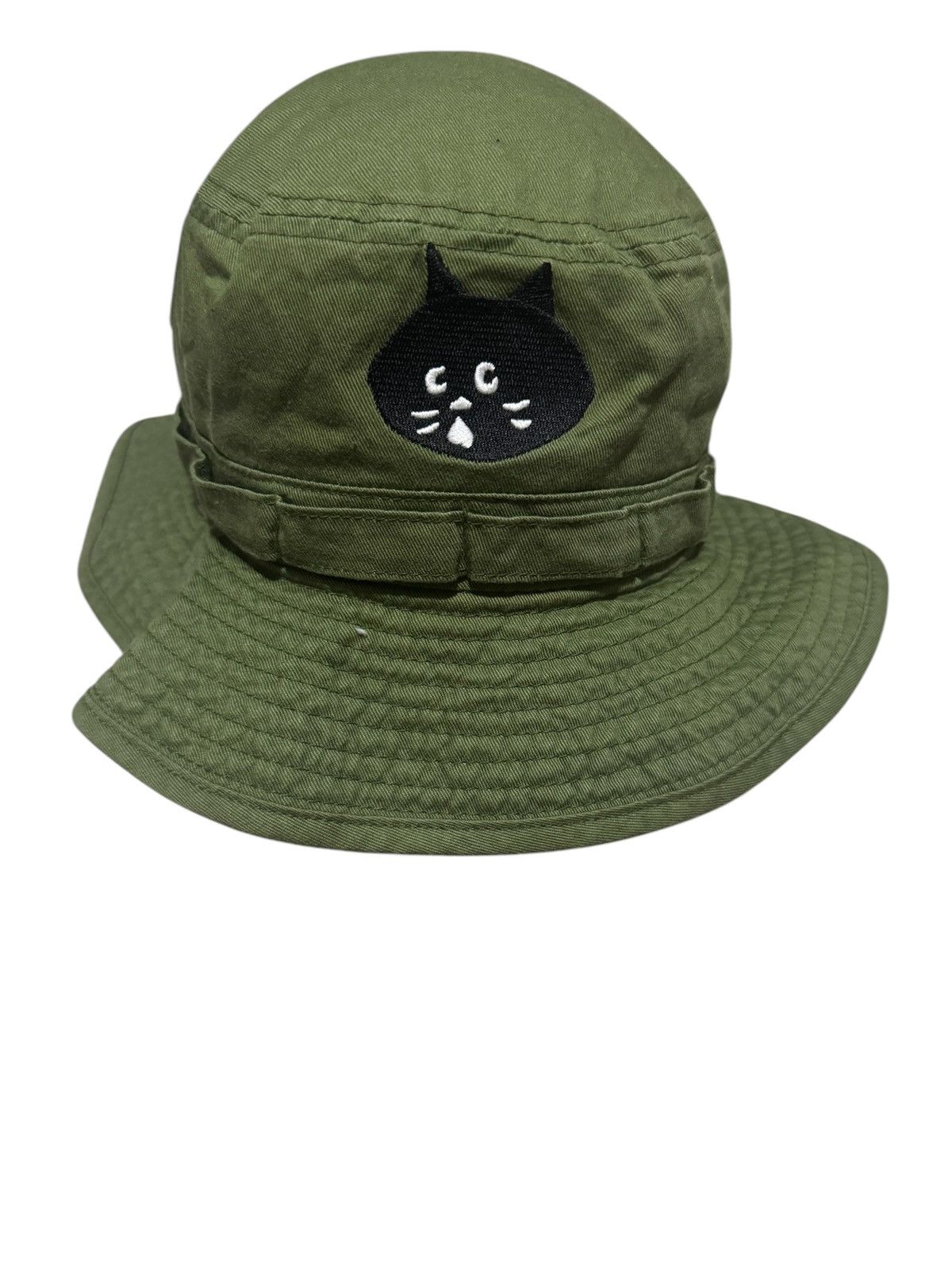 Issey Miyake × Ne-Net Iconic Cat Logo Ne-Net Embroidery Summer Hats Size ONE SIZE - 2 Thumbnail