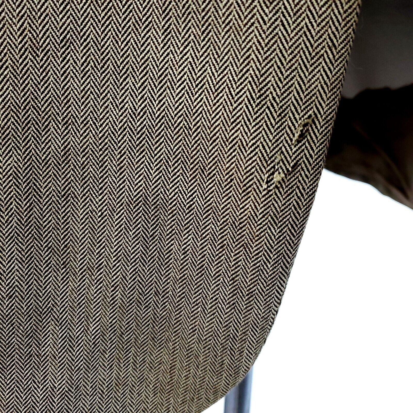 Jos. A. Bank DAMAGED Jos A Bank Silk Camel Hair 2 Button Sport Coat 44R B Size 44R - 5 Thumbnail