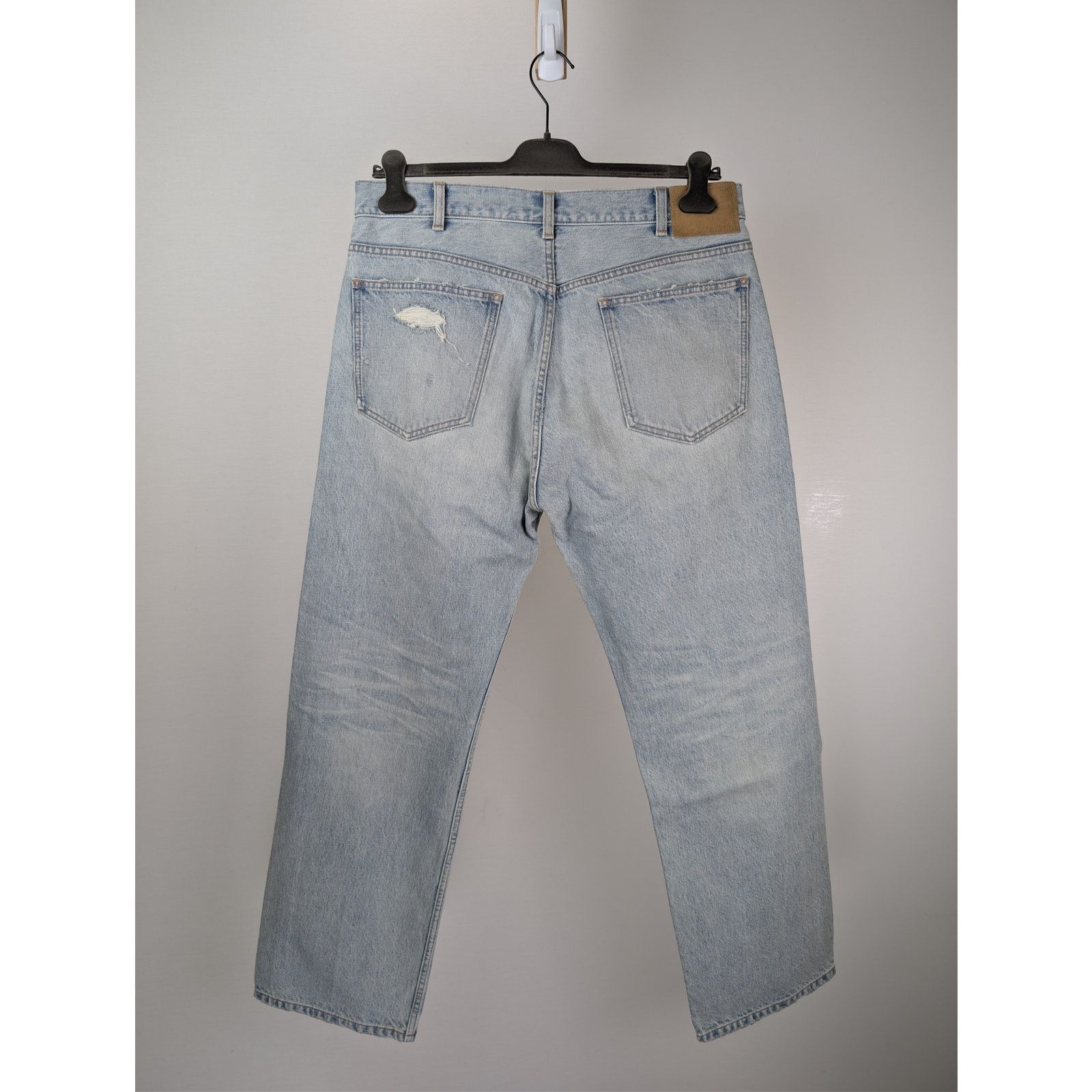 Celine o1rshd1 Denim jeans in Light Blue Size US 34 / EU 50 - 16 Thumbnail