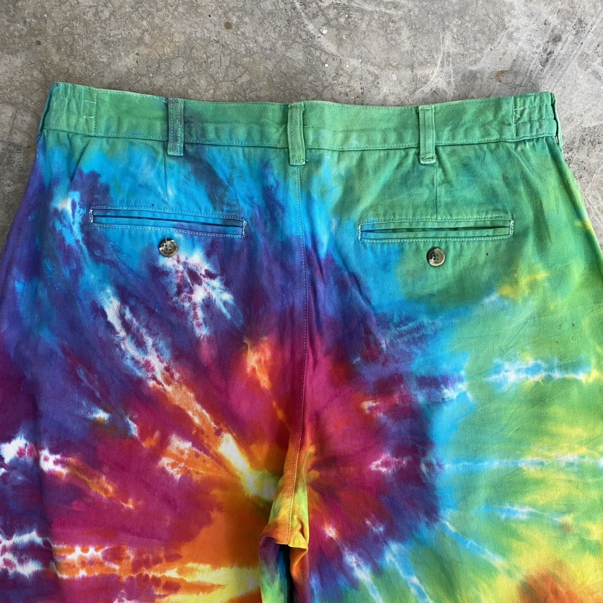 L.L. Bean Vintage 1980’s LL Bean Psychedelic Pleated Wide Pants Size US 34 / EU 50 - 17 Thumbnail