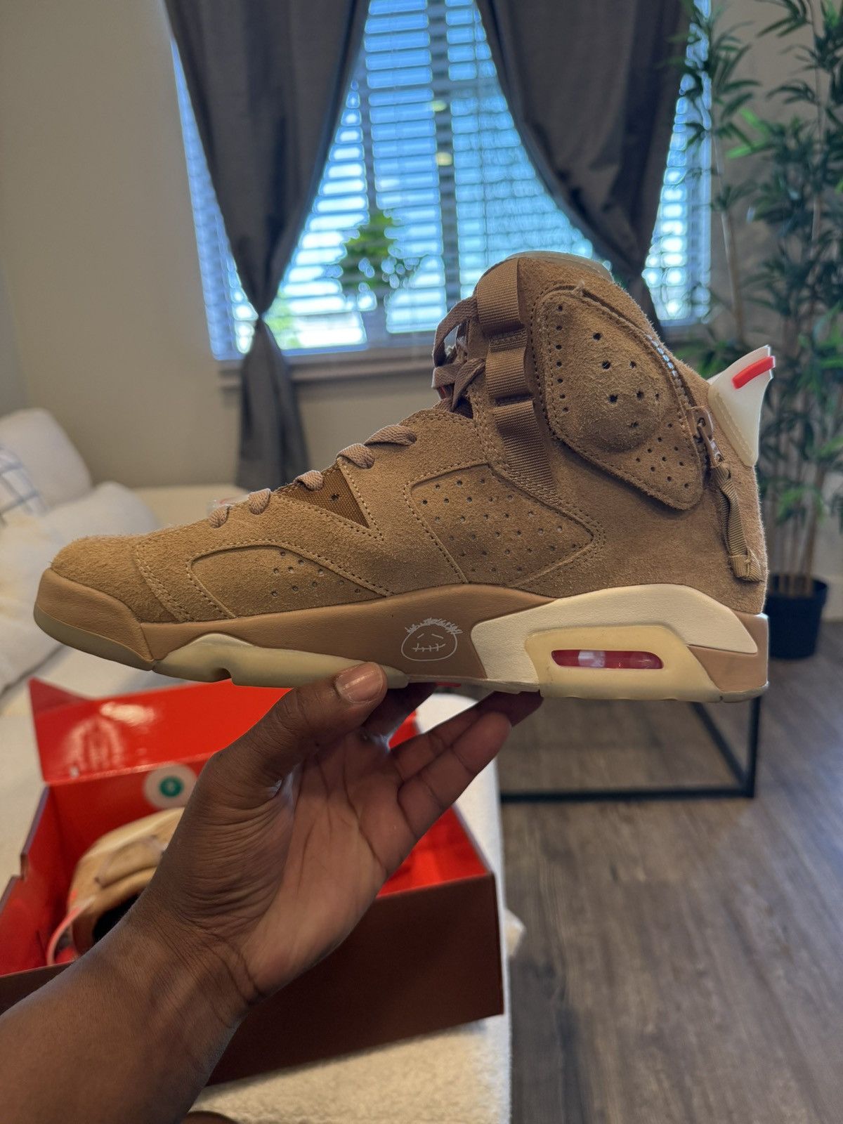 Jordan Brand × Travis Scott Travis Scott x Air Jordan 6 Retro ‘British Khaki’ Size US 11 / EU 44 - 4 Thumbnail