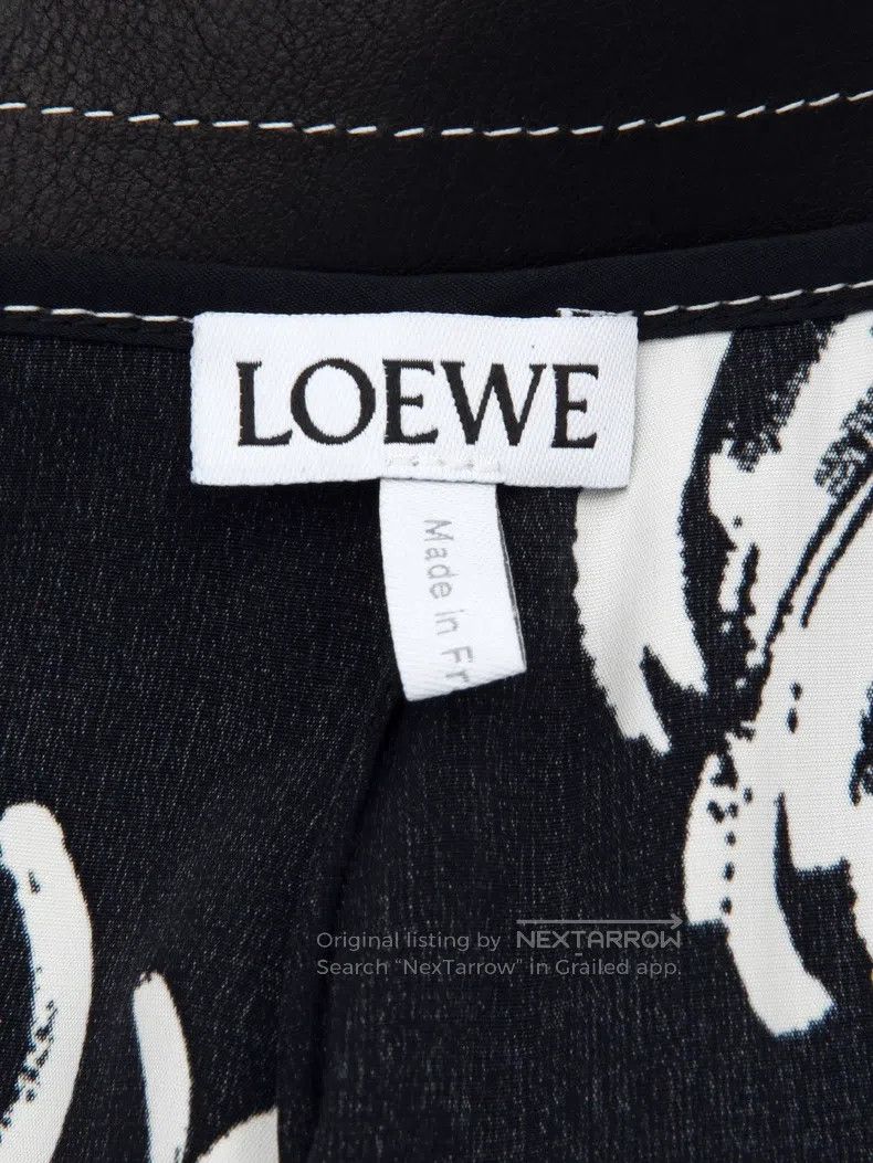 Loewe Loewe White floral pleated half skirt Size 42" / US 20 - 5 Thumbnail