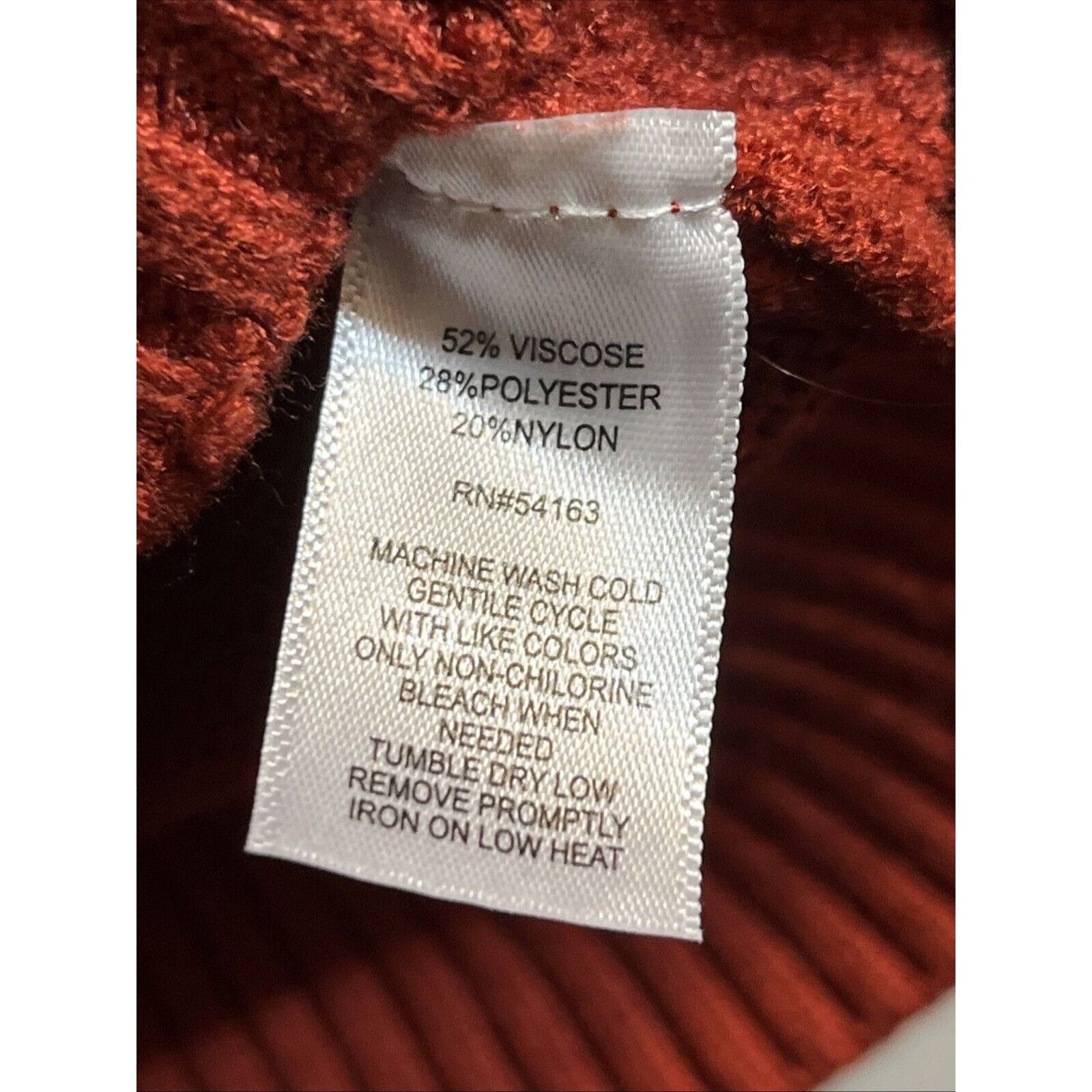 Andrew Marc Andrew Marc New York Women’s S Zip Cowl Neck Sweater Orange Size S / US 4 / IT 40 - 4 Thumbnail