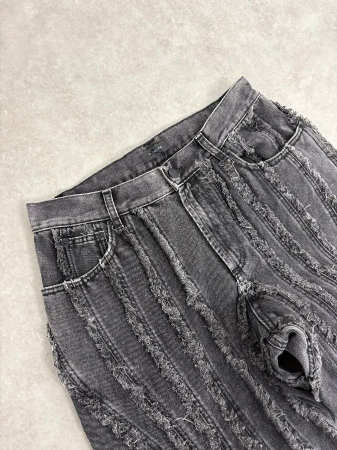 Mugler AW2025 Mugler Spiral Baggy Washed Grey Gradient Jeans Size US 30 / EU 46 - 6 Thumbnail