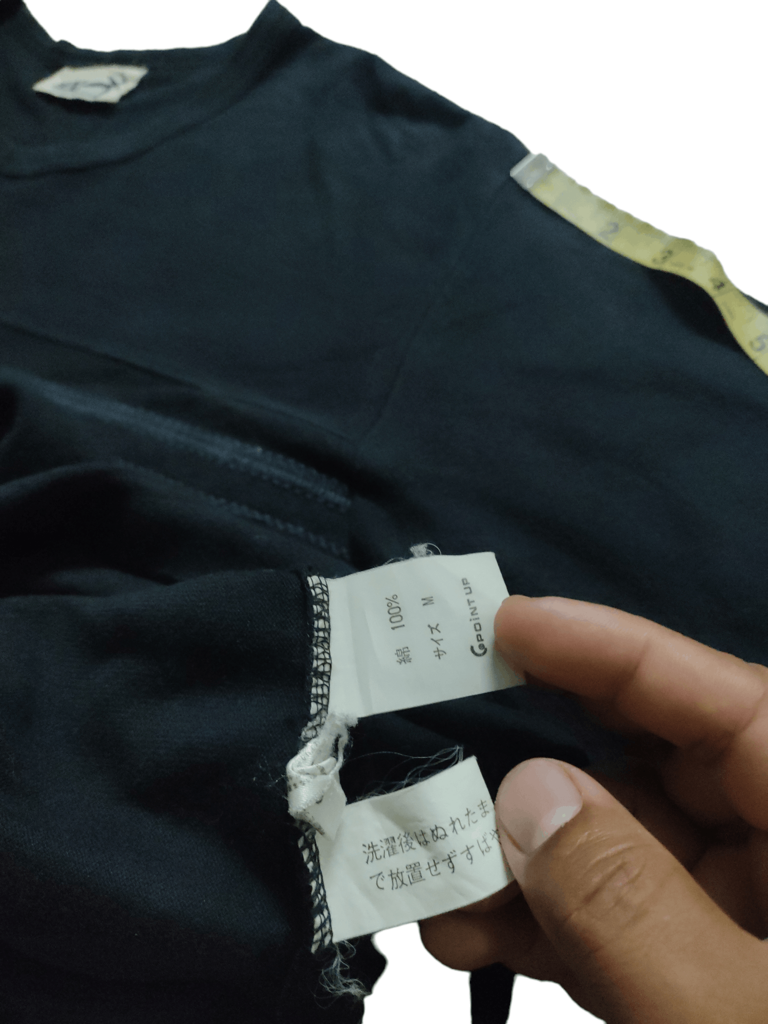 Hai Sporting Gear Long Sleeve Tshir Blue Black x Rare Design Size US L / EU 52-54 / 3 - 7 Thumbnail