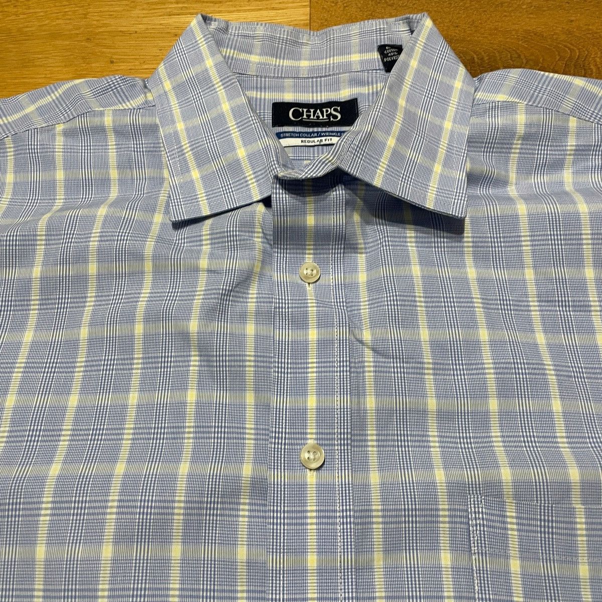 Chaps × Designer Chaps mens elegant plated shirt size 2 XL Size US XXL / EU 58 / 5 - 2 Thumbnail