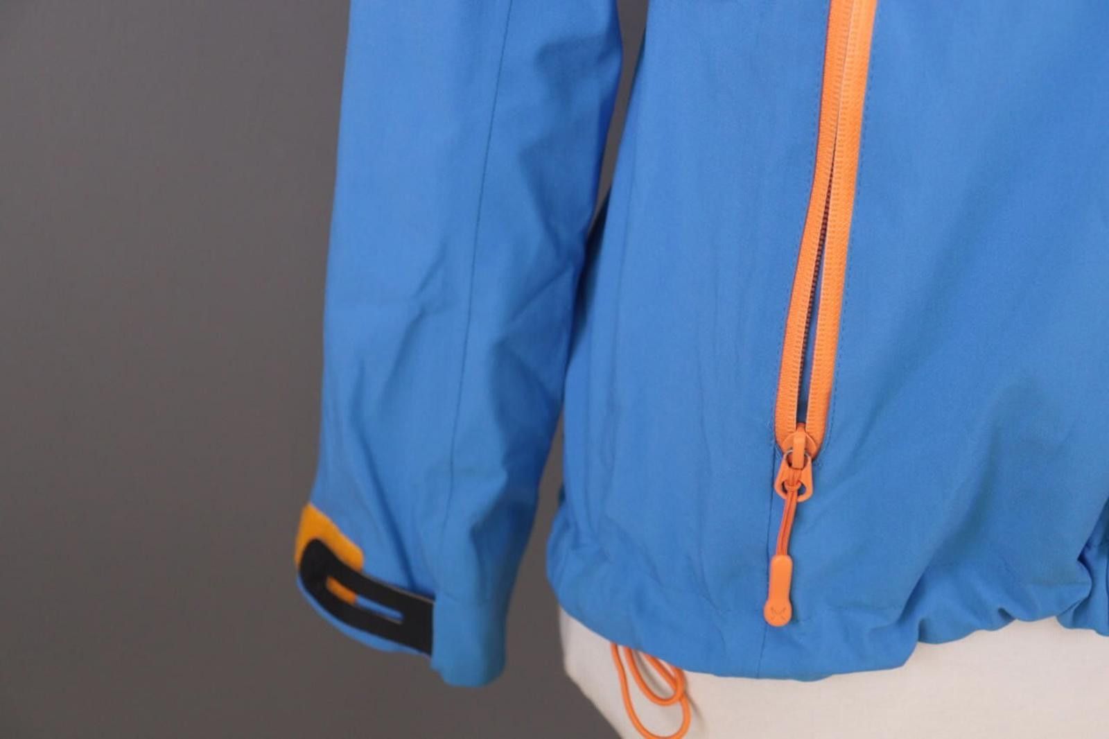 Designer Kari Traa Blue Full Zip Hooded Waterproof Jacket Size M Size M / US 6-8 / IT 42-44 - 6 Thumbnail