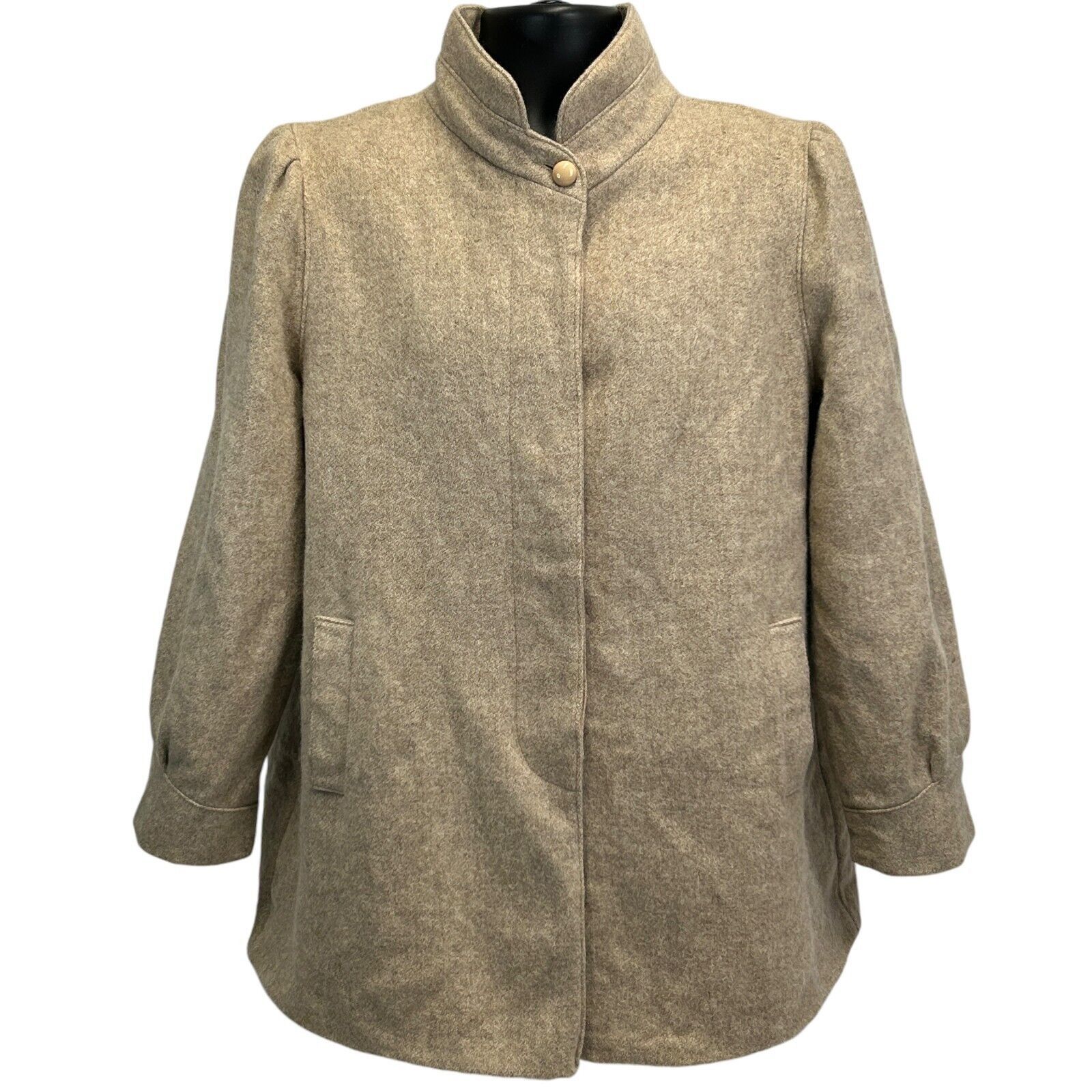 Vintage Vintage 50s 60s Tweed Wool Coat Jacket Womens M Medium Size M / US 6-8 / IT 42-44 - 1 Thumbnail