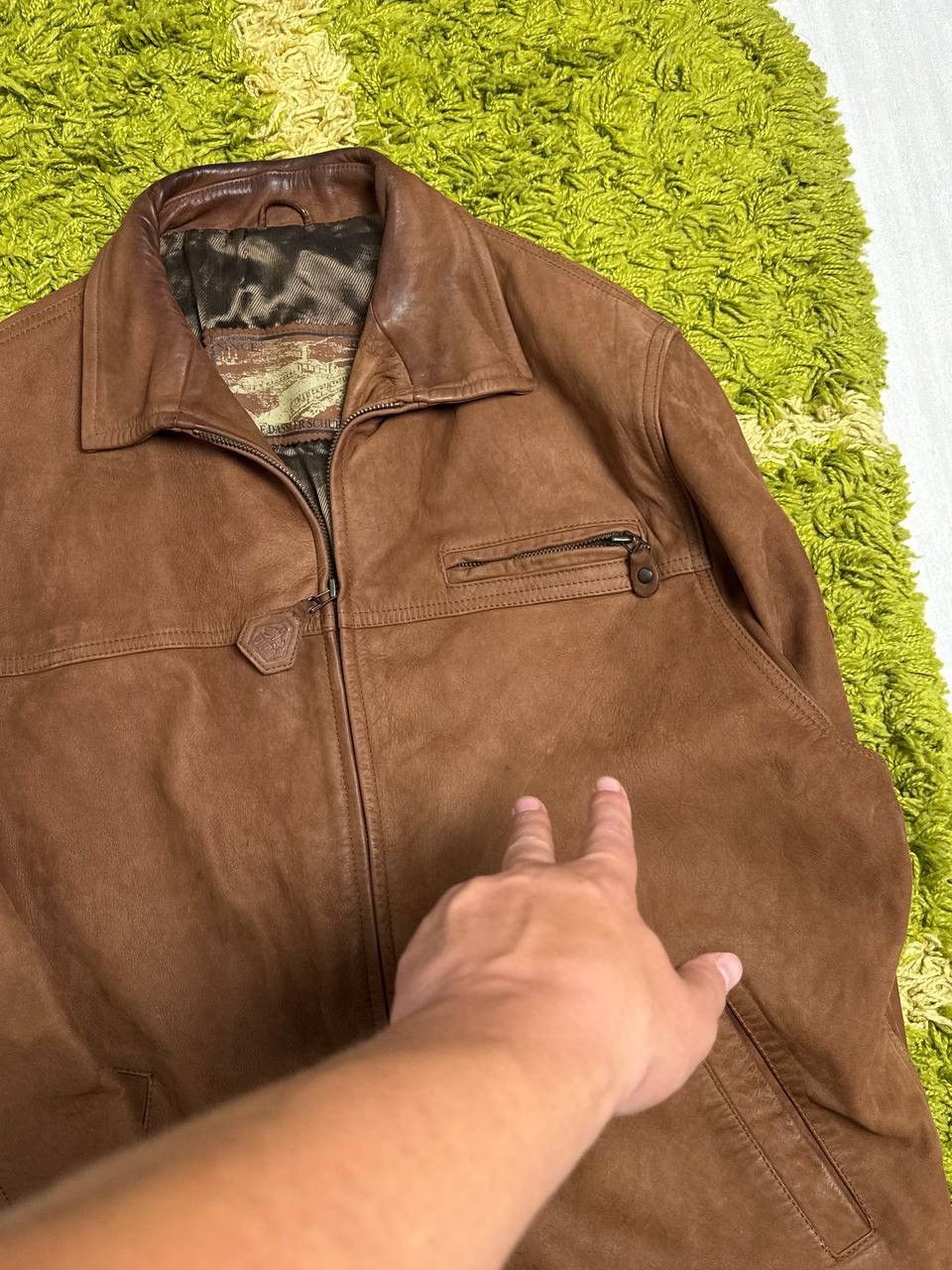 Puma RARE Archival x Puma Brown Leather Jacket Size US M / EU 48-50 / 2 - 10 Thumbnail
