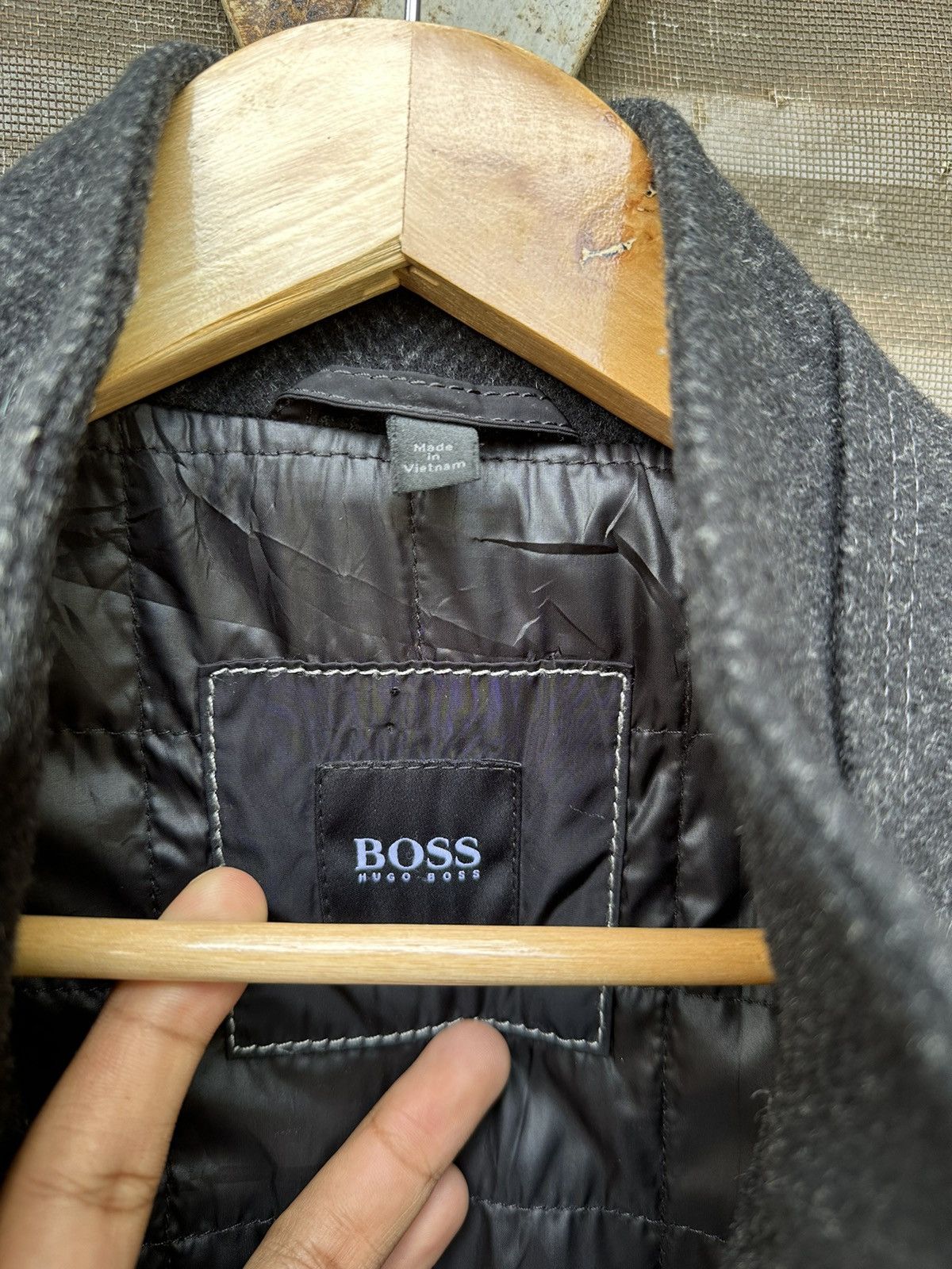 Hugo Boss 👹Hugo Boss Wool Utility Jacket Size US L / EU 52-54 / 3 - 10 Thumbnail