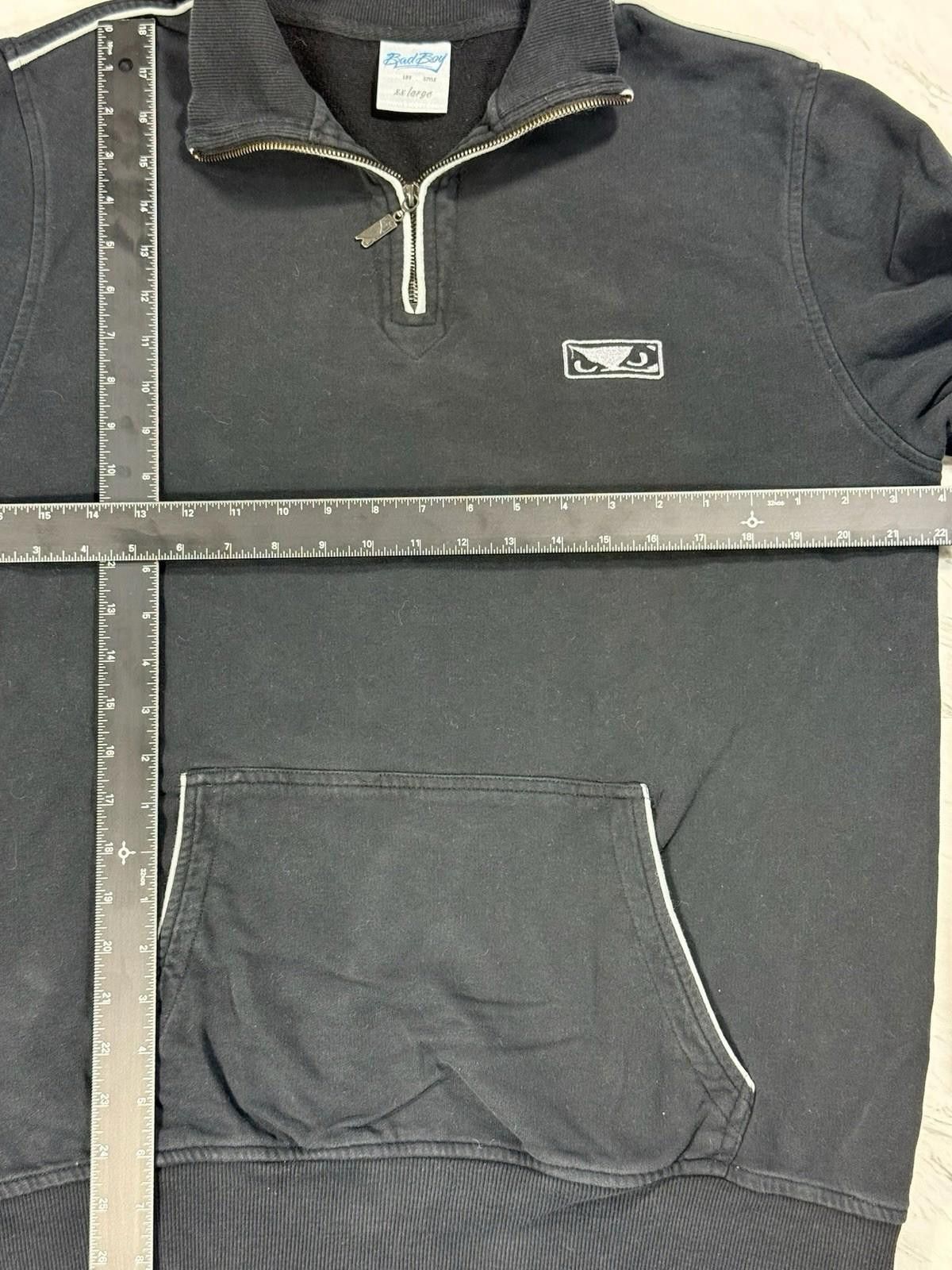 Other Bad Boy MMA Eyes Logo Quarter Zip Sweatshirt Black XL #8 Size US XL / EU 56 / 4 - 3 Thumbnail