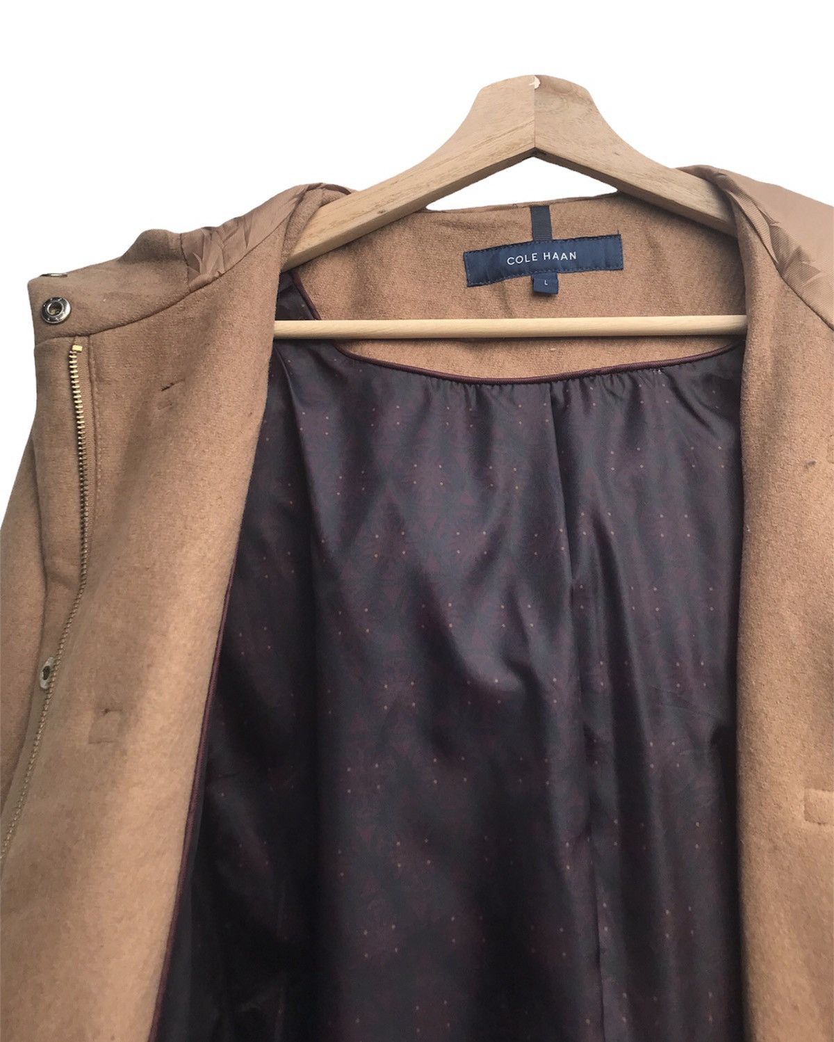 Cole Haan Cole Haan Wool Duffle Coat Size L / US 10 / IT 46 - 11 Thumbnail