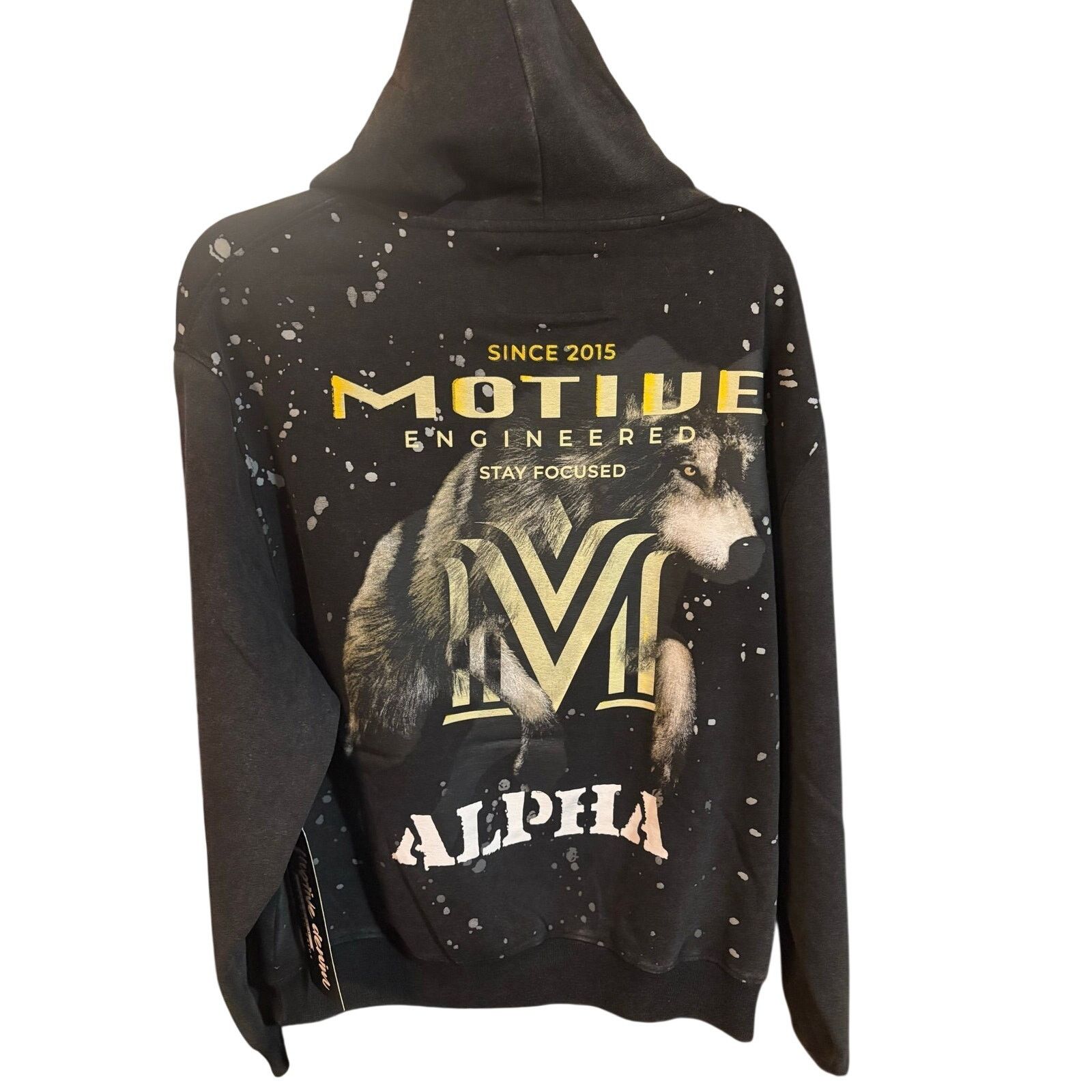 Other NWT SZ S - Motive Alpha Wolf Hoodie, Black Size US S / EU 44-46 / 1 - 1 Thumbnail