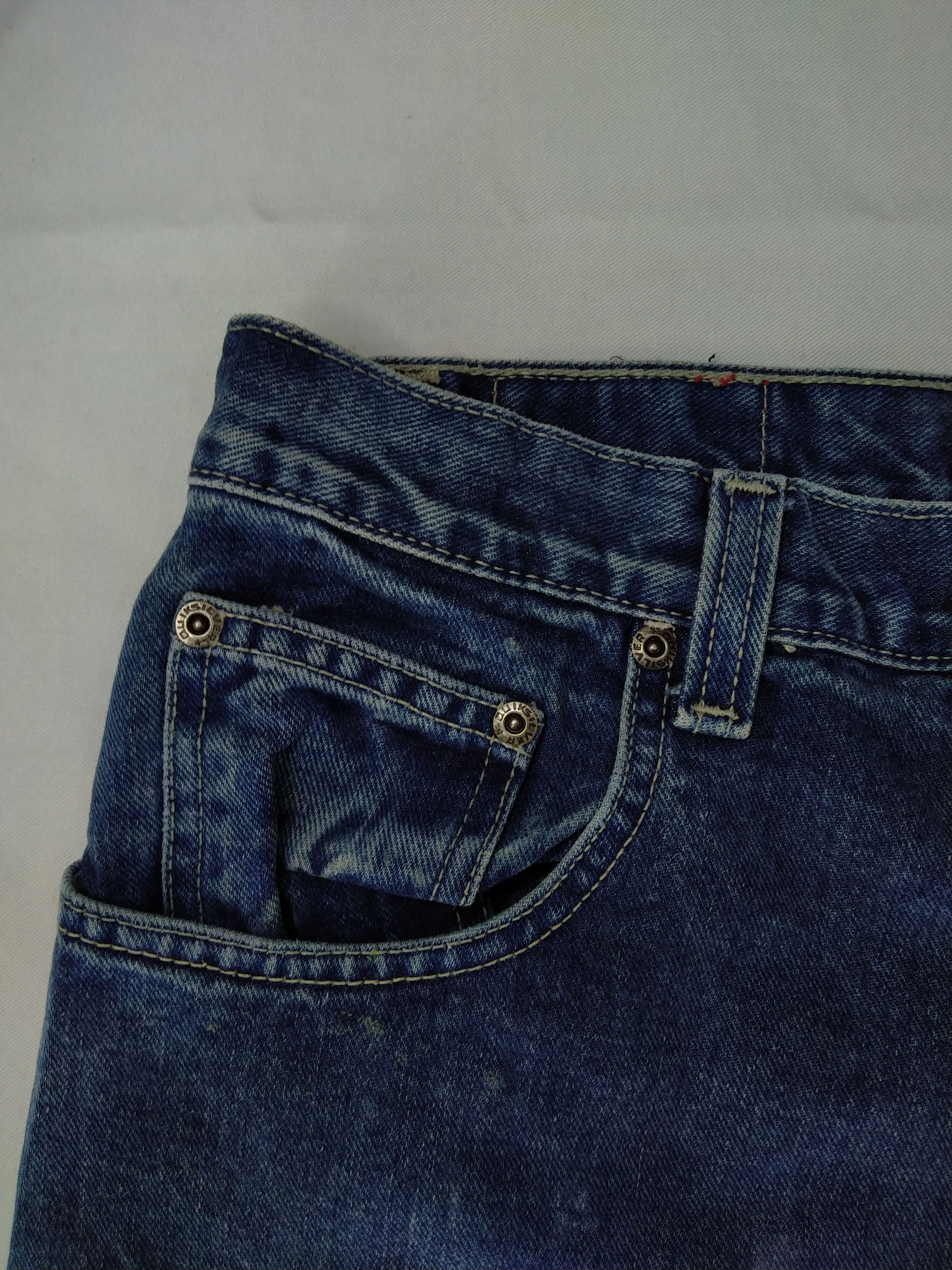 Japanese Brand Quiksilver Distressed Denim 33x30.5 JN099 Size US 33 - 13 Thumbnail