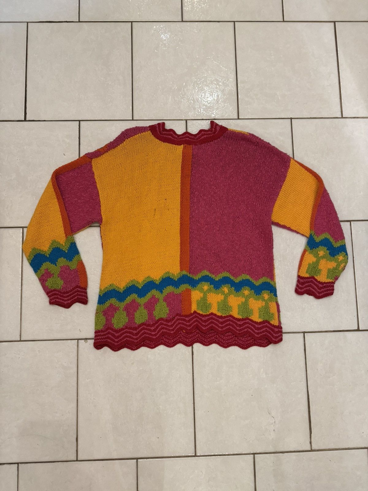 Vintage Vintage Hand Knit The Limited Sweater Size S / US 4 / IT 40 - 8 Thumbnail
