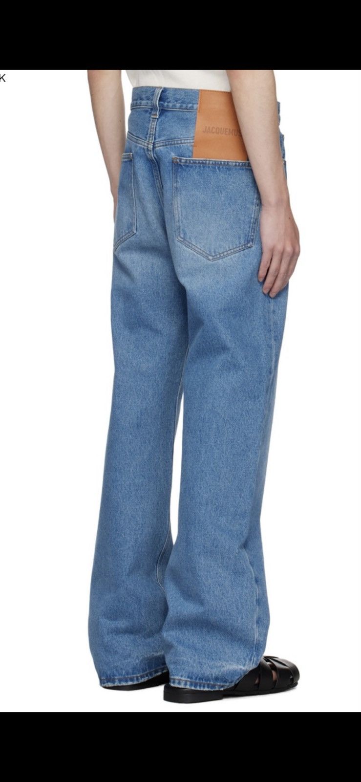 Jacquemus Blue Les Classiques 'Le de Nîmes droit' Jeans Size US 30 / EU 46 - 5 Thumbnail