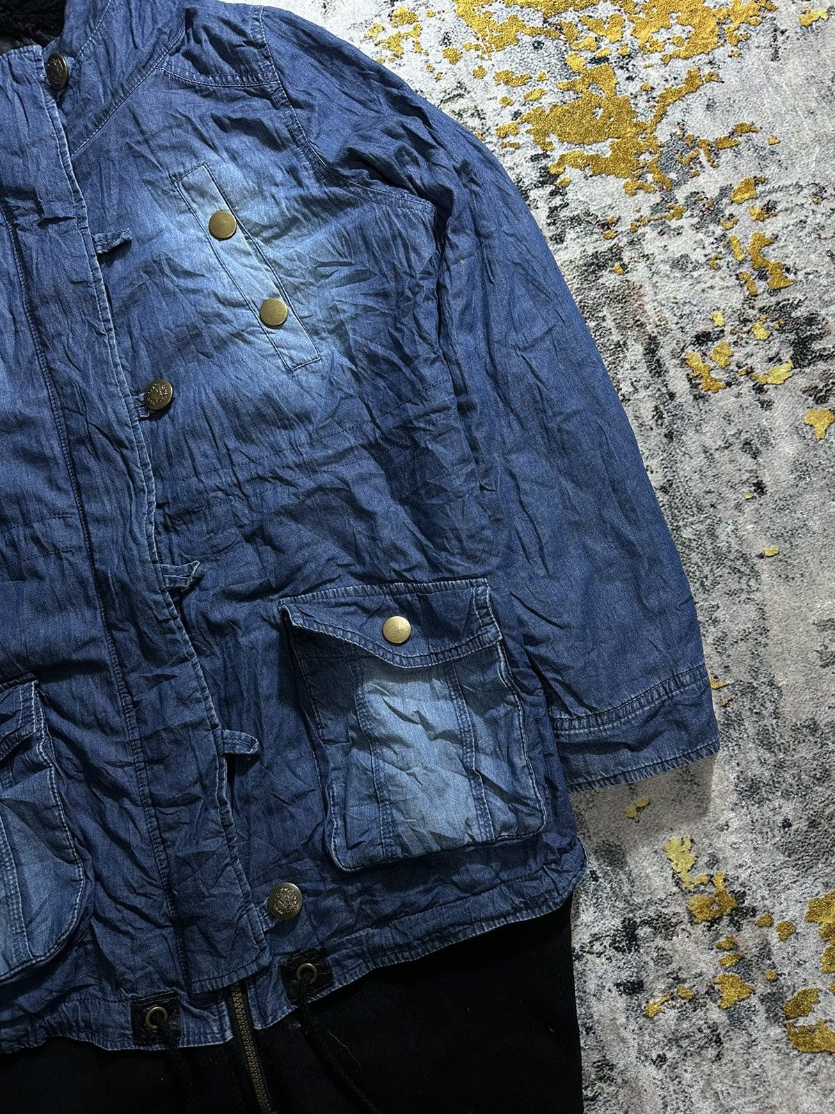 GOA 00s G.O.A LGB STYLE SORRIDERE WASHED MOHAIR HOODIE JACKET Size US XL / EU 56 / 4 - 7 Thumbnail
