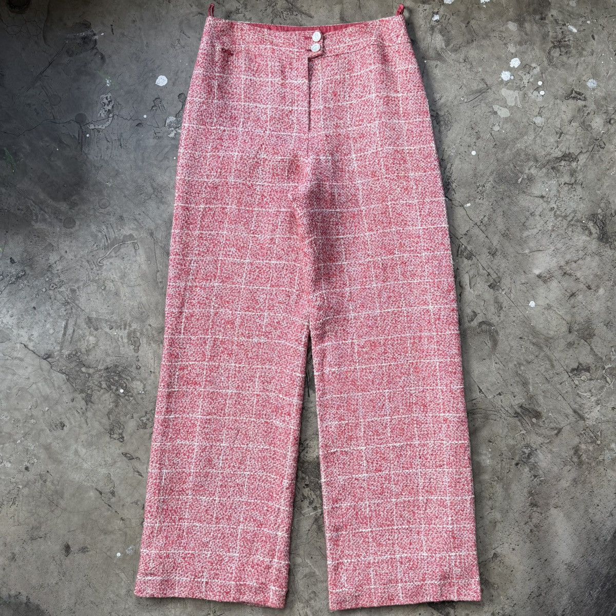 Chanel Chanel - Karl Lagerfeld - 2001 Tweed Pants Size 27" / US 4 / IT 40 - 2 Thumbnail