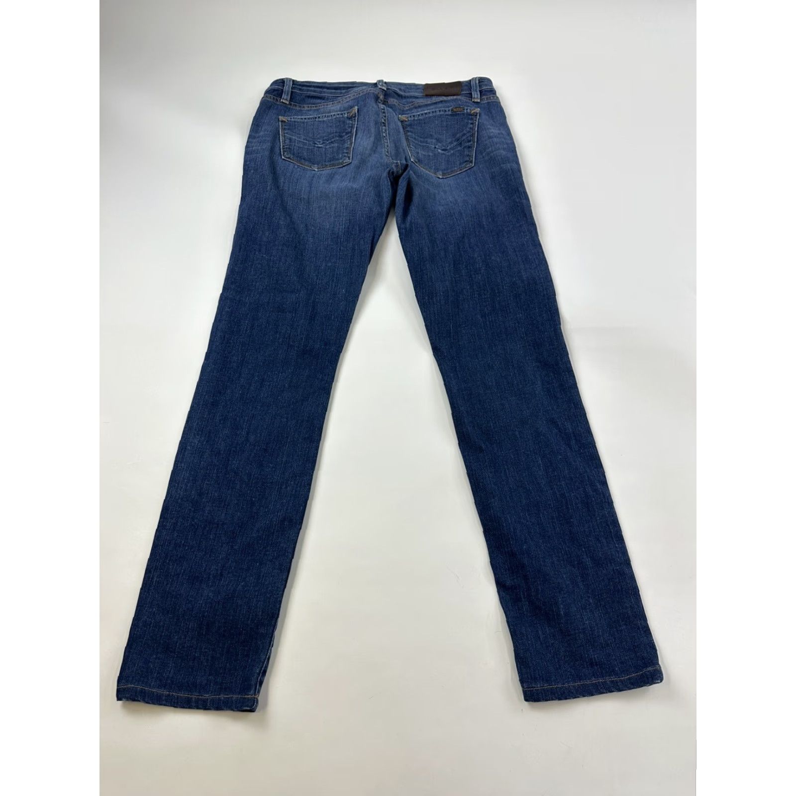 Denime Bluer Jeans Women 30 Blue Denim Made in USA Taper Work Skinny Stretch Pants Size 30" / US 8 / IT 44 - 2 Thumbnail
