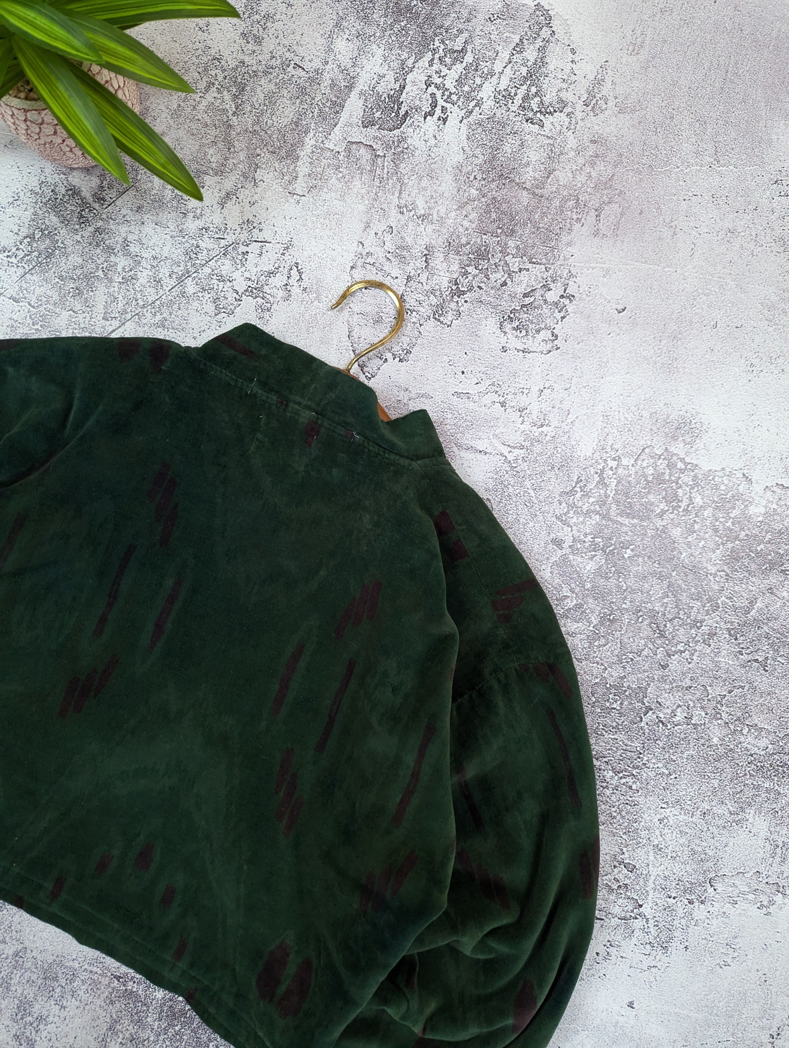 Japanese Brand Vintage 80s Japanese Abstract Cropped Jacket Size L / US 10 / IT 46 - 18 Thumbnail