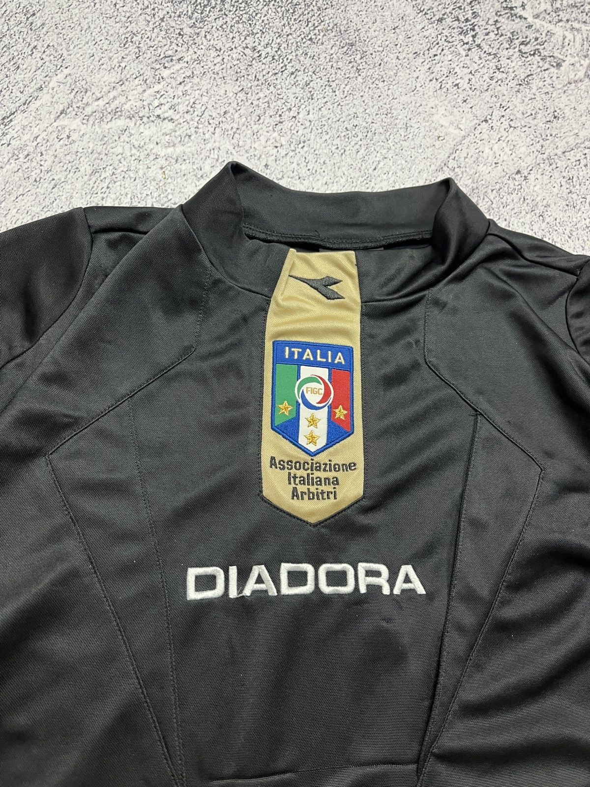 Diadora × Vintage Diadora Italy Football Referee Longsleeve Woccer Jersey rare Size US M / EU 48-50 / 2 - 6 Thumbnail