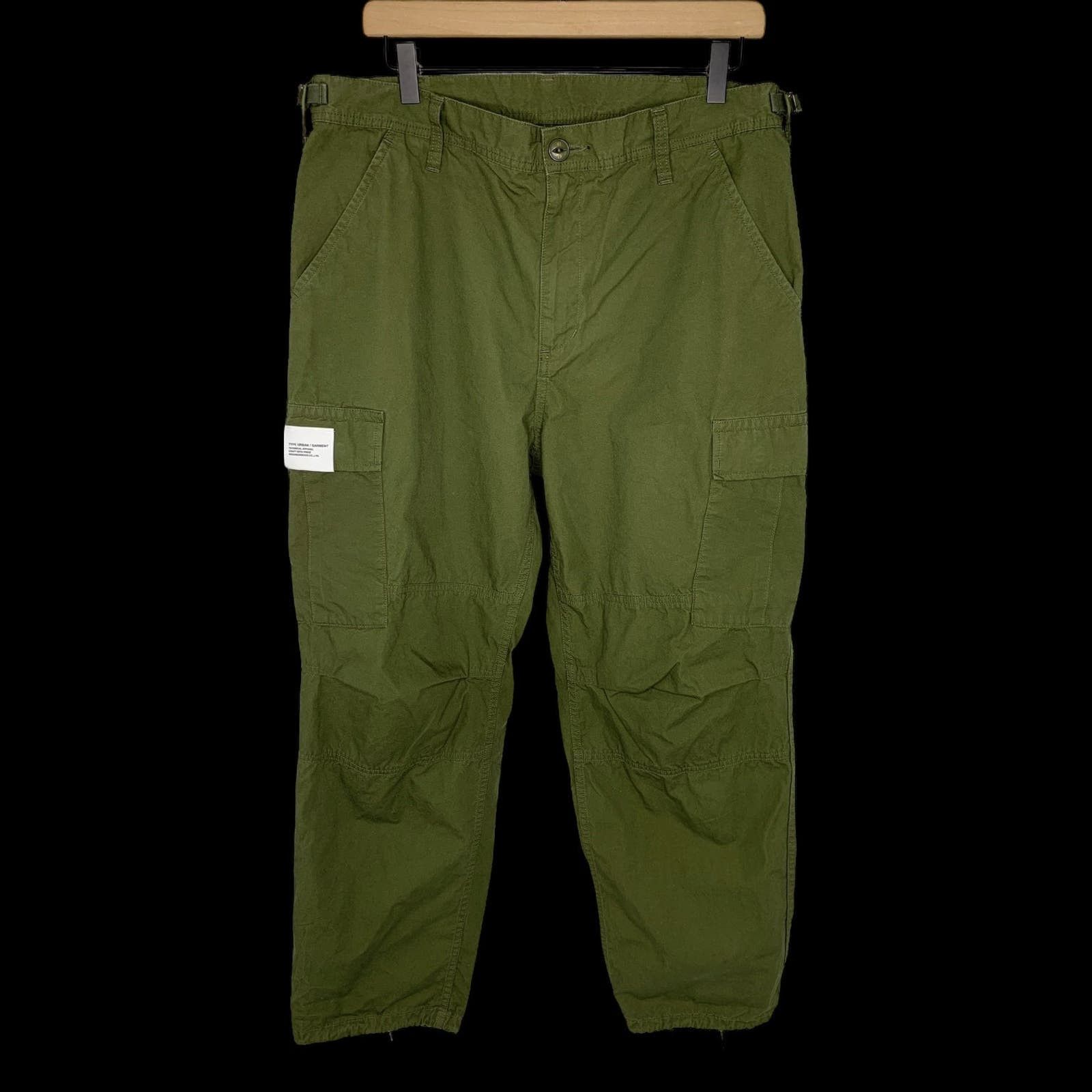 image of Neighborhood ‘23 6 Pocket Bdu Cargo Pants (Olive) in Green, Men's (Size 32)