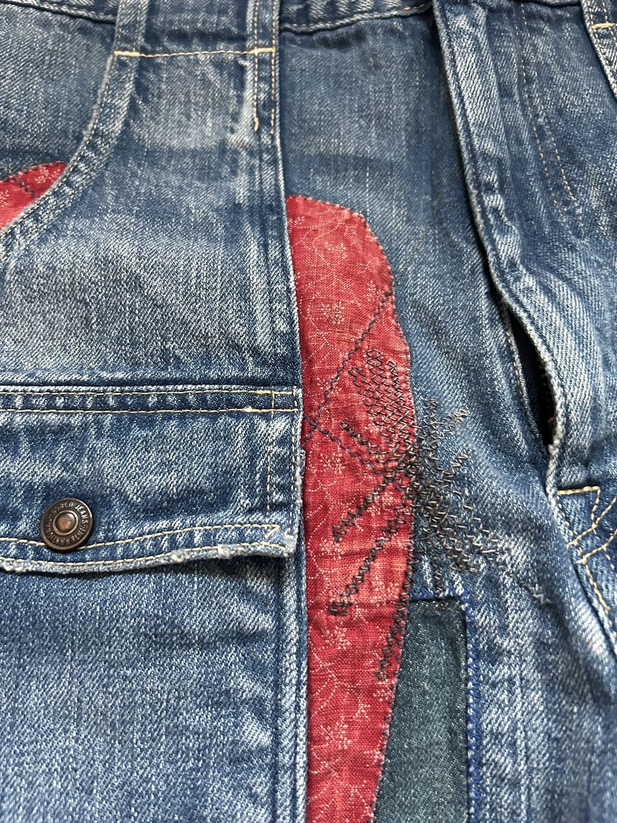 Kapital × Kapital Kountry Kapital patchwork denim Size US 34 / EU 50 - 6 Thumbnail