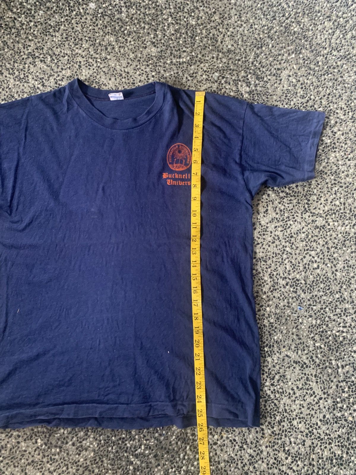 Champion Vintage 70s Champion Blue Bar Bucknell University T shirt Size US XL / EU 56 / 4 - 10 Thumbnail